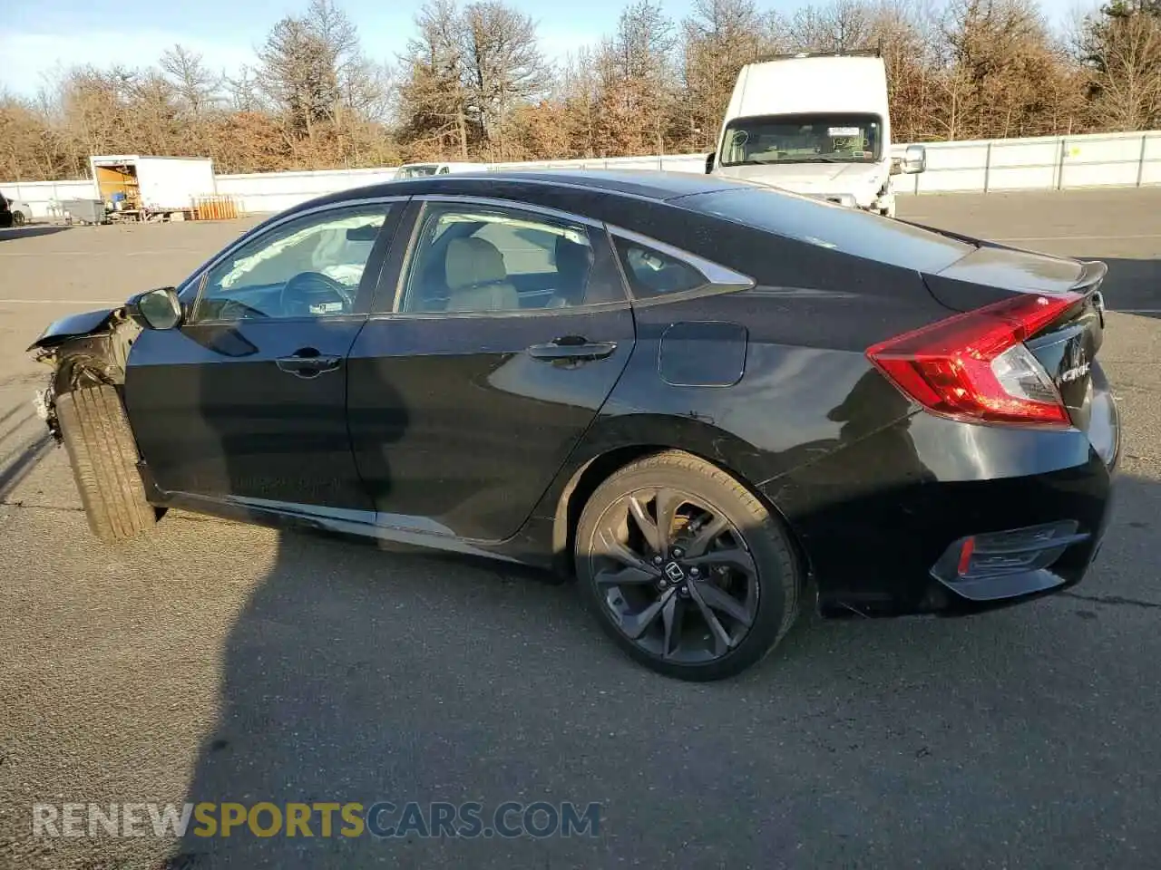 2 Photograph of a damaged car 19XFC2F86ME200503 HONDA CIVIC 2021