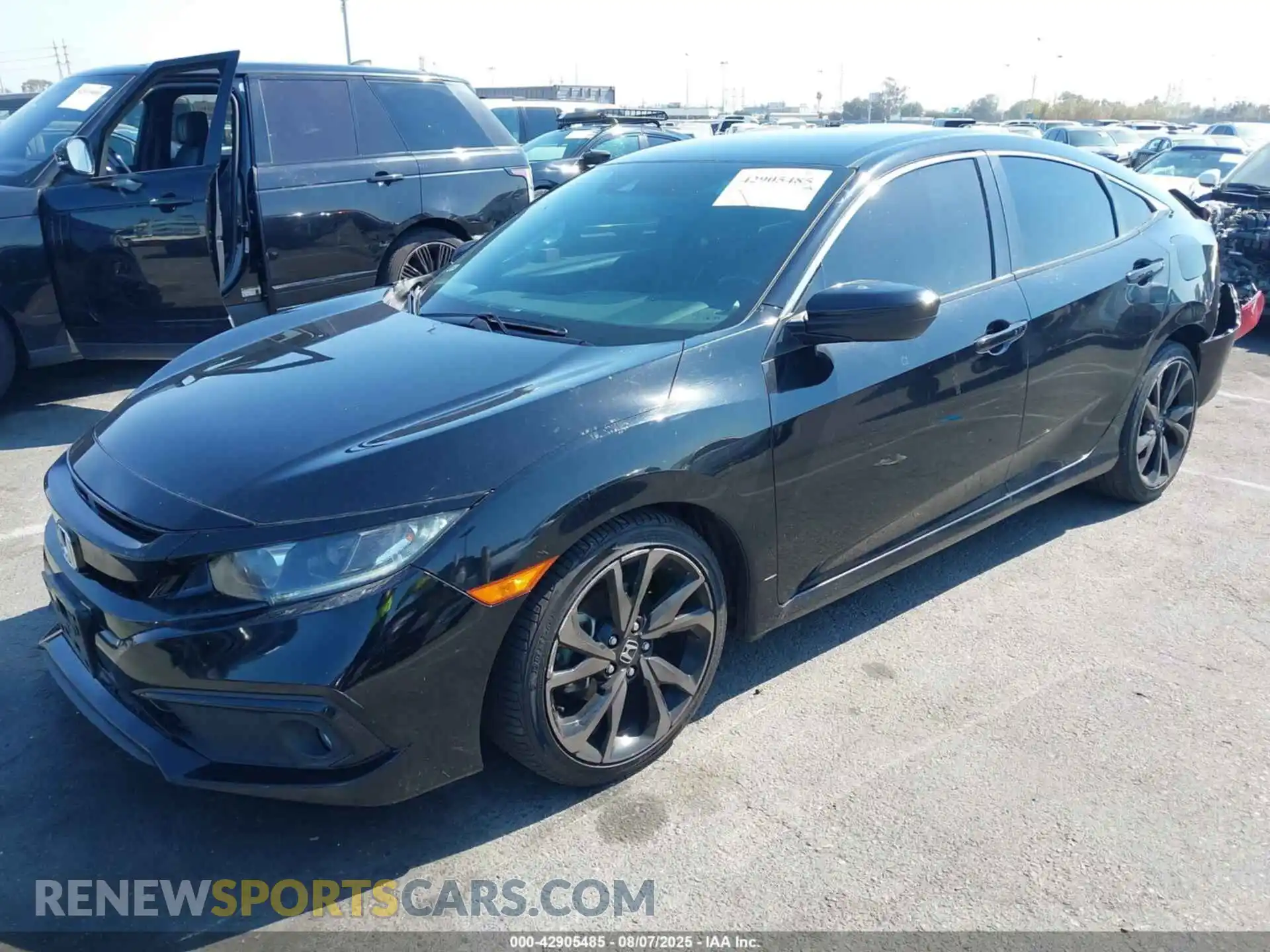 2 Photograph of a damaged car 19XFC2F86ME203210 HONDA CIVIC 2021