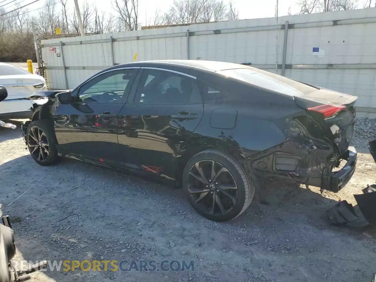 2 Photograph of a damaged car 19XFC2F87ME000908 HONDA CIVIC 2021