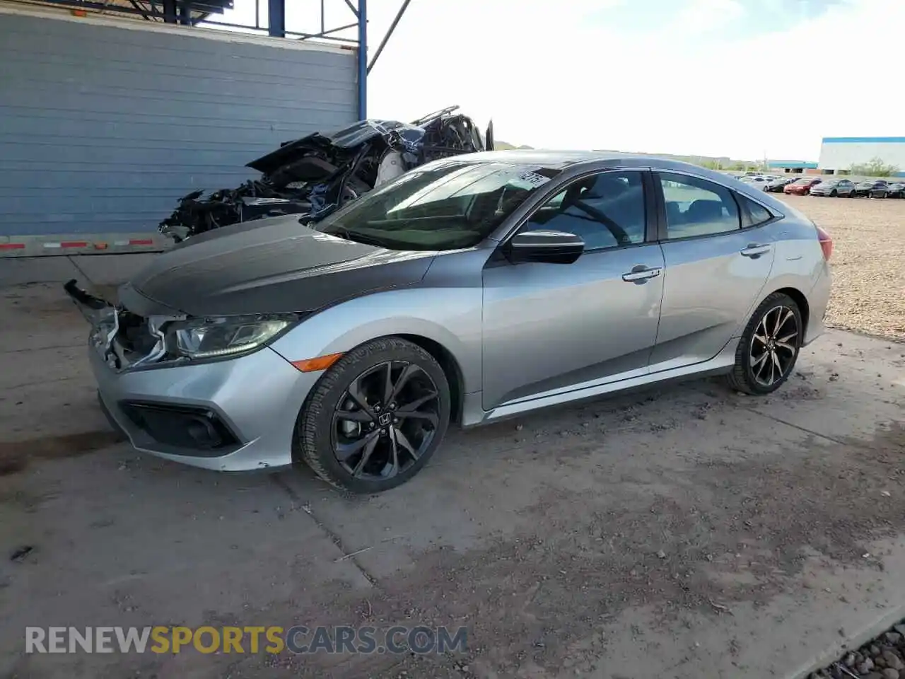 1 Photograph of a damaged car 19XFC2F87ME002321 HONDA CIVIC 2021
