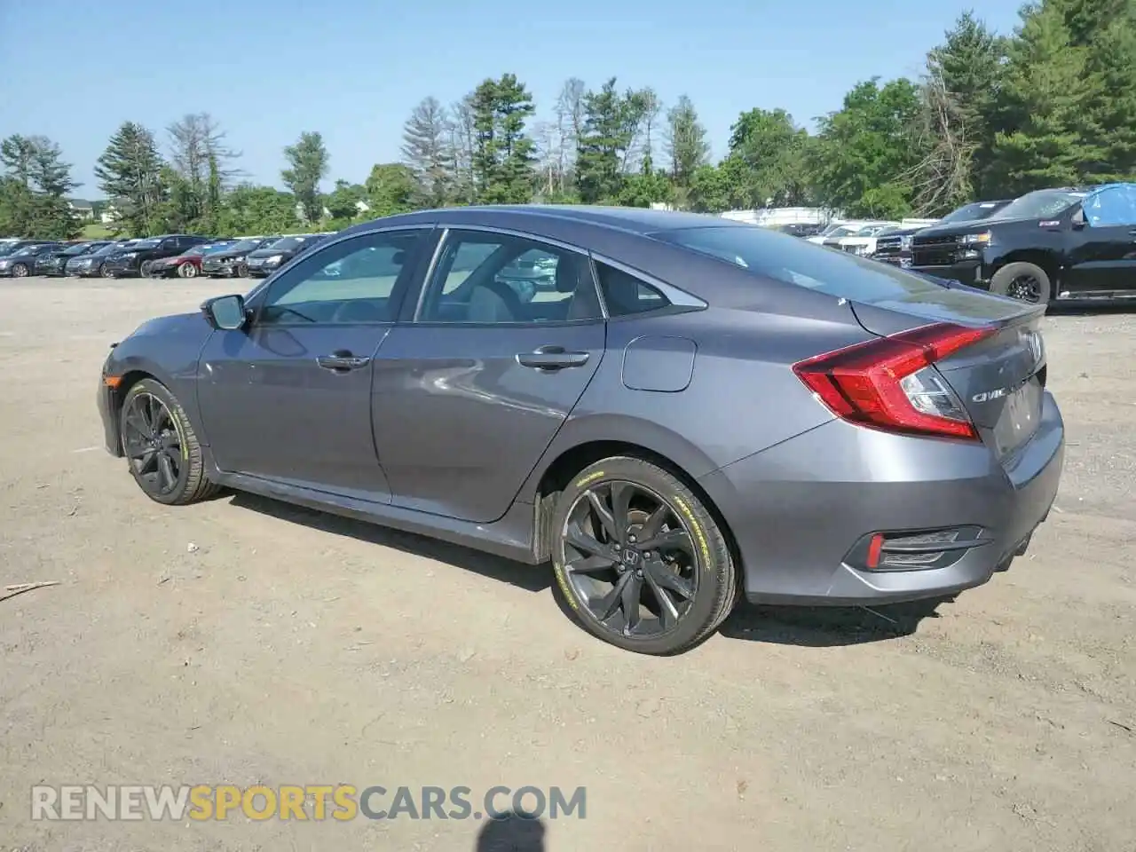 2 Photograph of a damaged car 19XFC2F87ME004313 HONDA CIVIC 2021