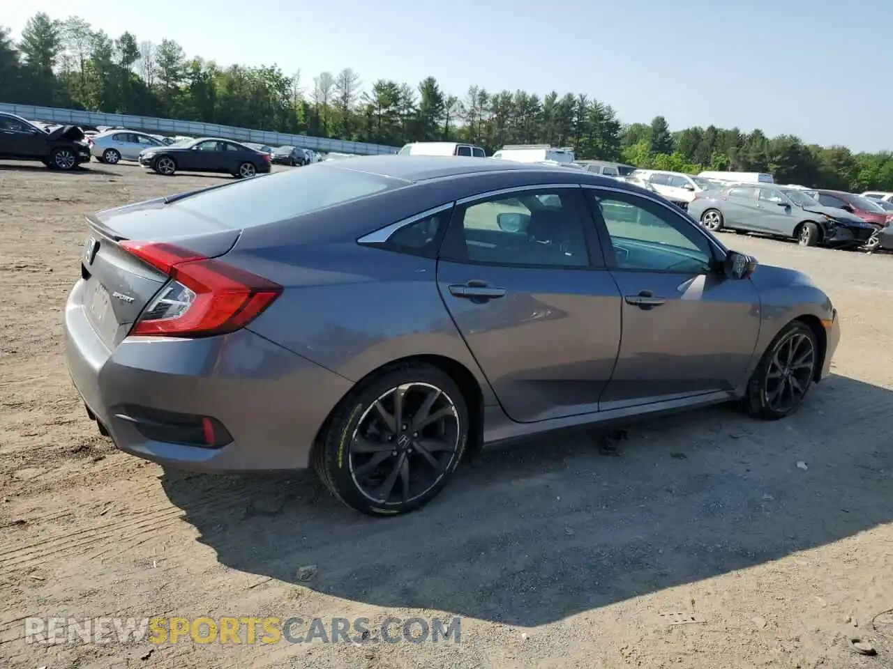 3 Photograph of a damaged car 19XFC2F87ME004313 HONDA CIVIC 2021