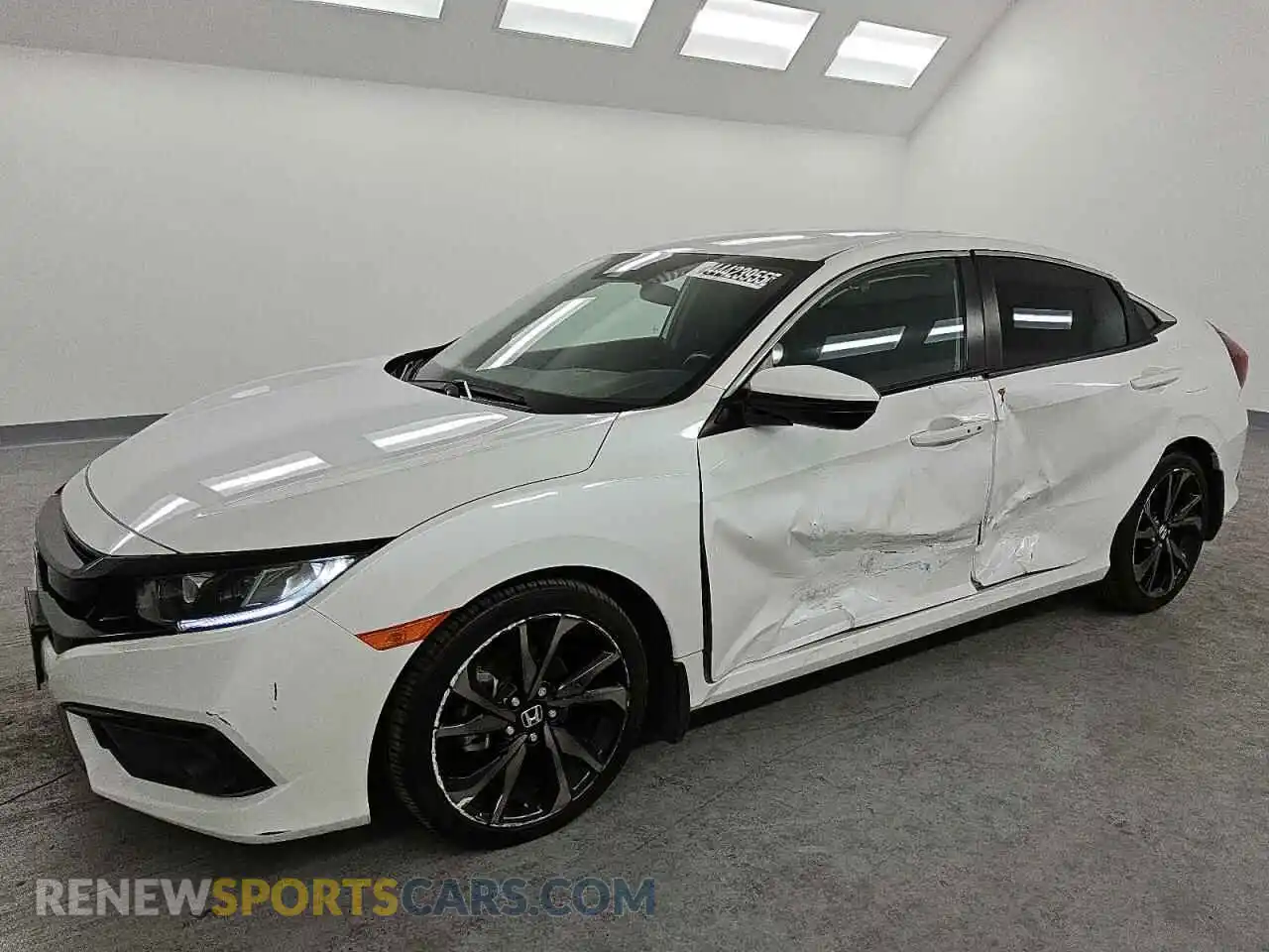 1 Photograph of a damaged car 19XFC2F87ME202289 HONDA CIVIC 2021