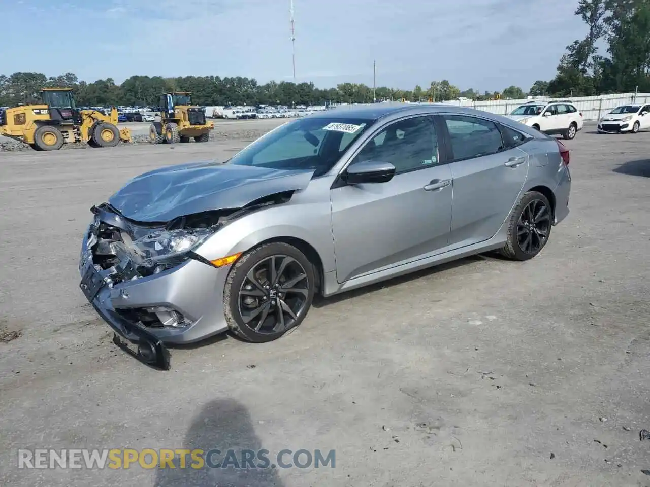 1 Photograph of a damaged car 19XFC2F87ME202311 HONDA CIVIC 2021