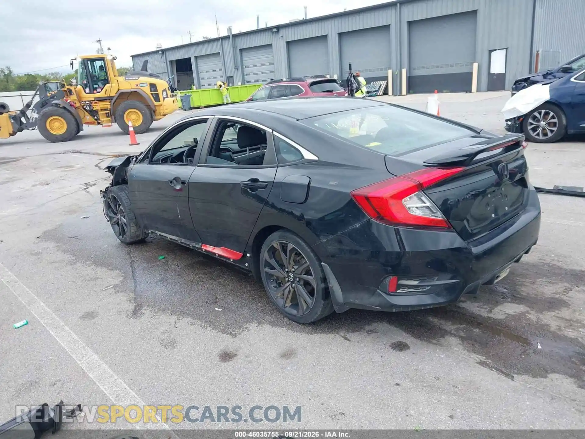 3 Фотография поврежденного автомобиля 19XFC2F88ME002358 HONDA CIVIC 2021