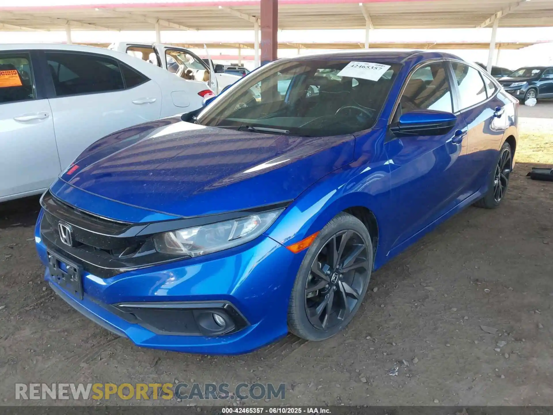 2 Photograph of a damaged car 19XFC2F88ME002683 HONDA CIVIC 2021