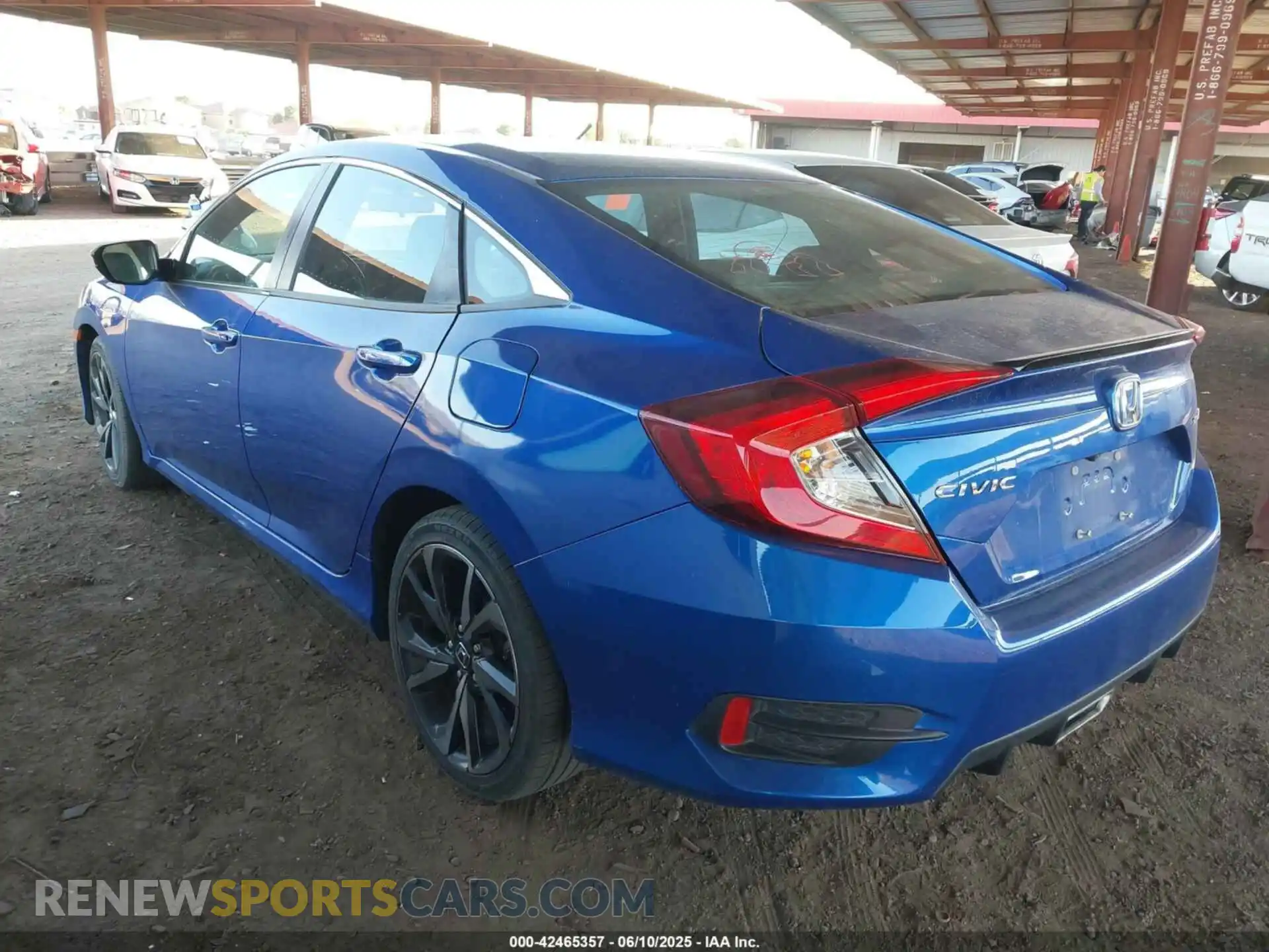 3 Photograph of a damaged car 19XFC2F88ME002683 HONDA CIVIC 2021