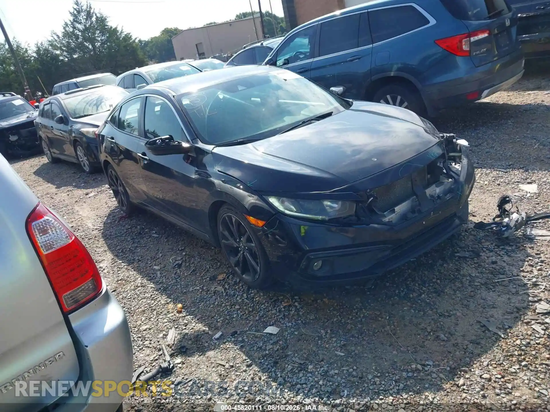 1 Photograph of a damaged car 19XFC2F88ME201930 HONDA CIVIC 2021