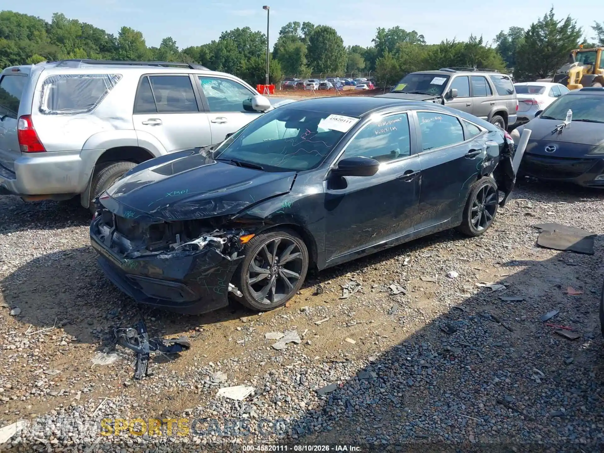 2 Photograph of a damaged car 19XFC2F88ME201930 HONDA CIVIC 2021