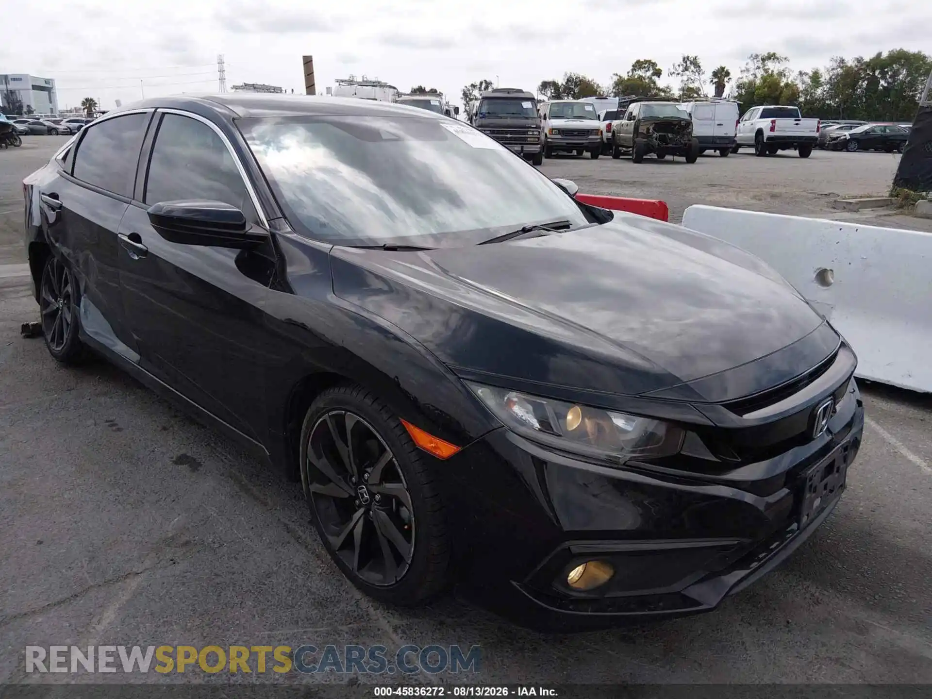 1 fotografías del automóvil dañado 19XFC2F88ME203273 HONDA CIVIC 2021