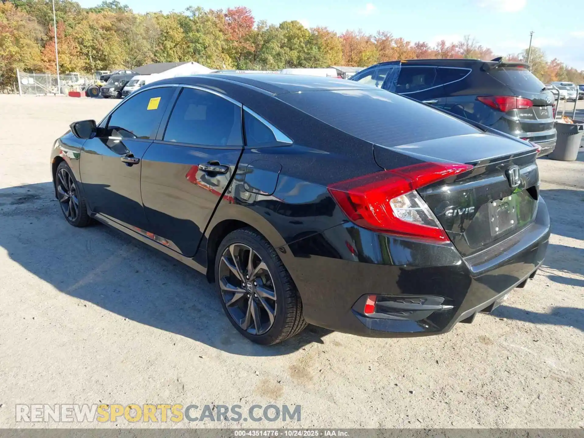 3 fotografías del automóvil dañado 19XFC2F89ME000487 HONDA CIVIC 2021