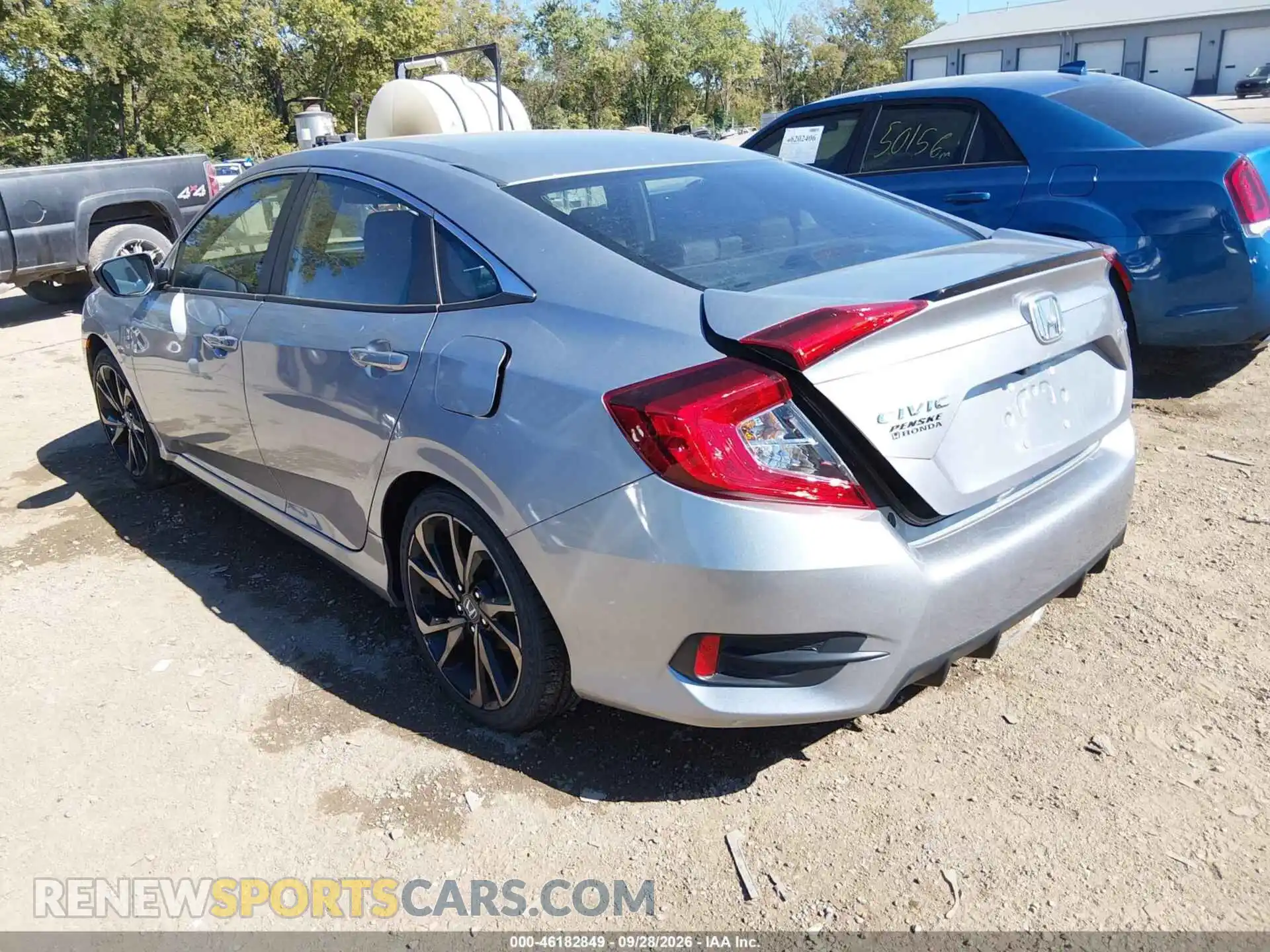 3 fotografías del automóvil dañado 19XFC2F89ME001025 HONDA CIVIC 2021