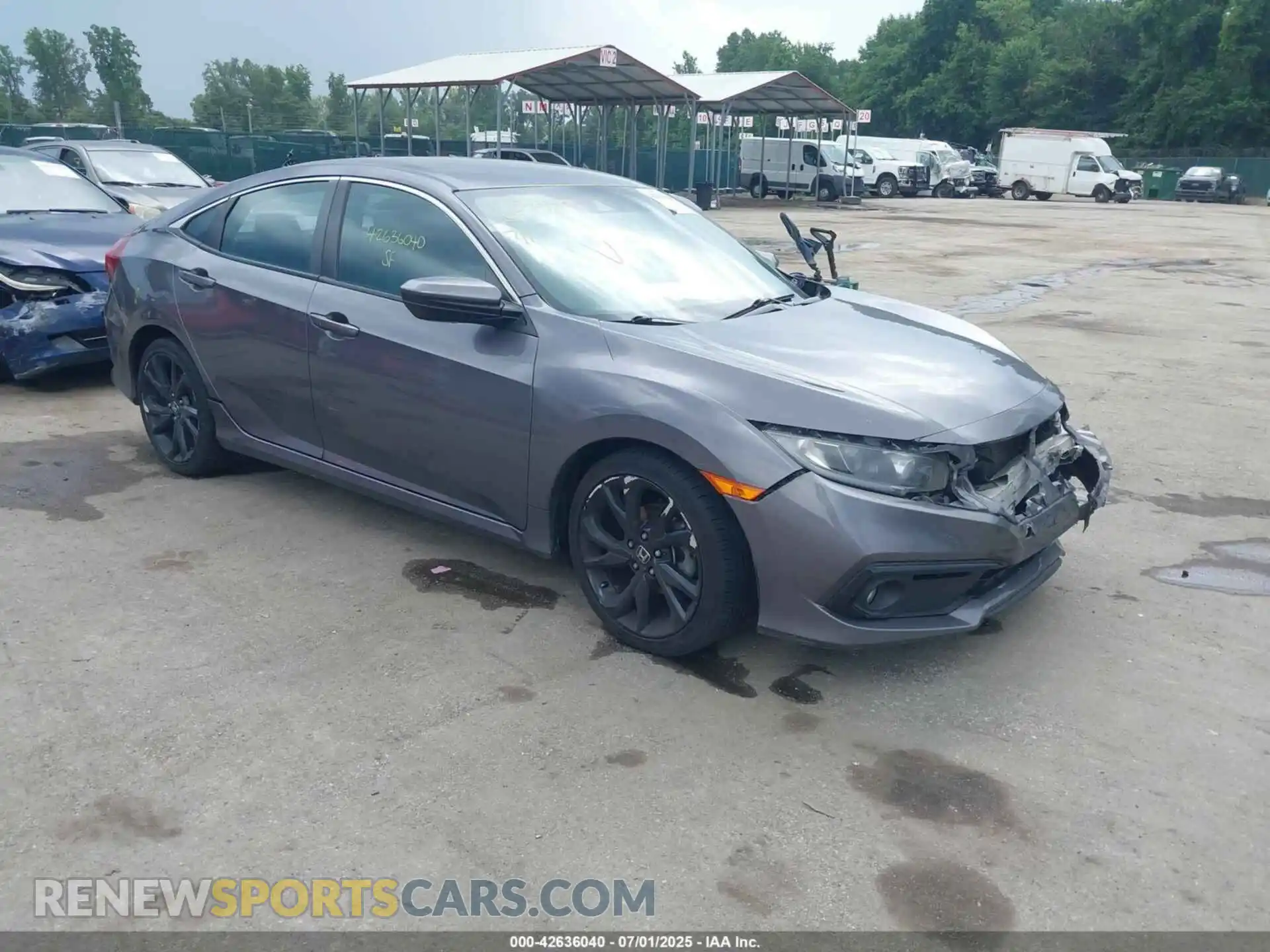 1 Photograph of a damaged car 19XFC2F89ME001901 HONDA CIVIC 2021