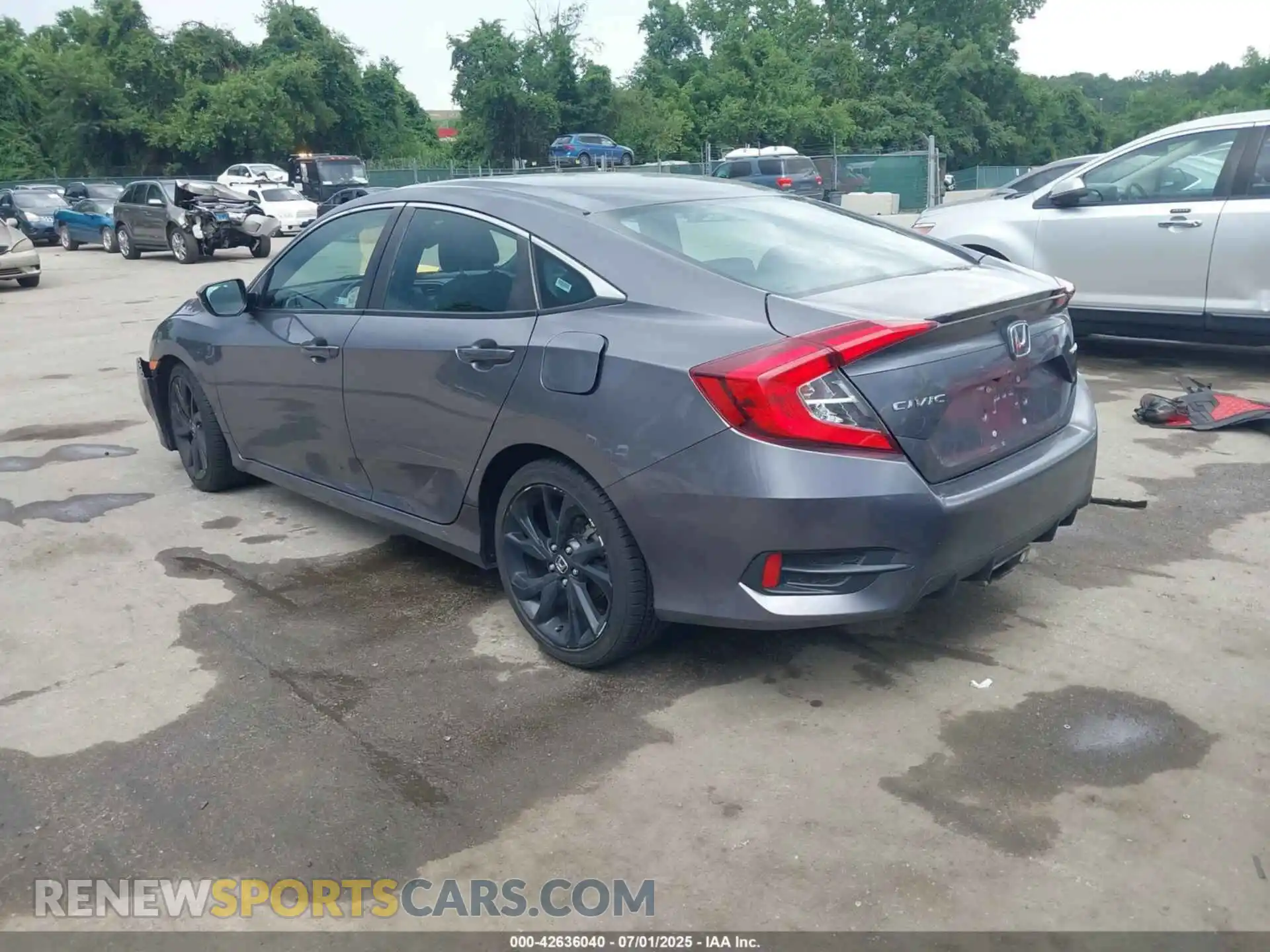 3 Photograph of a damaged car 19XFC2F89ME001901 HONDA CIVIC 2021