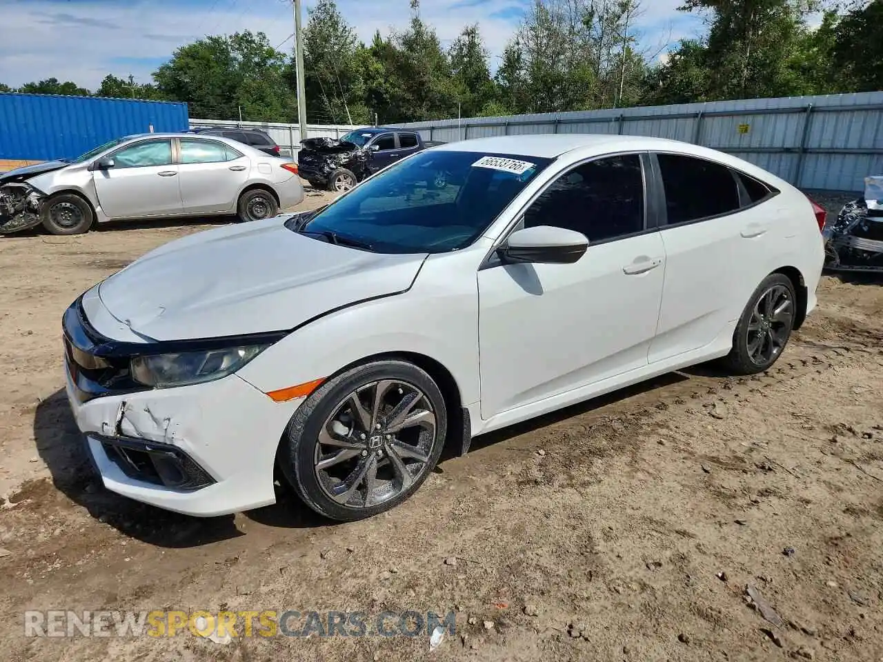 1 Photograph of a damaged car 19XFC2F89ME003924 HONDA CIVIC 2021
