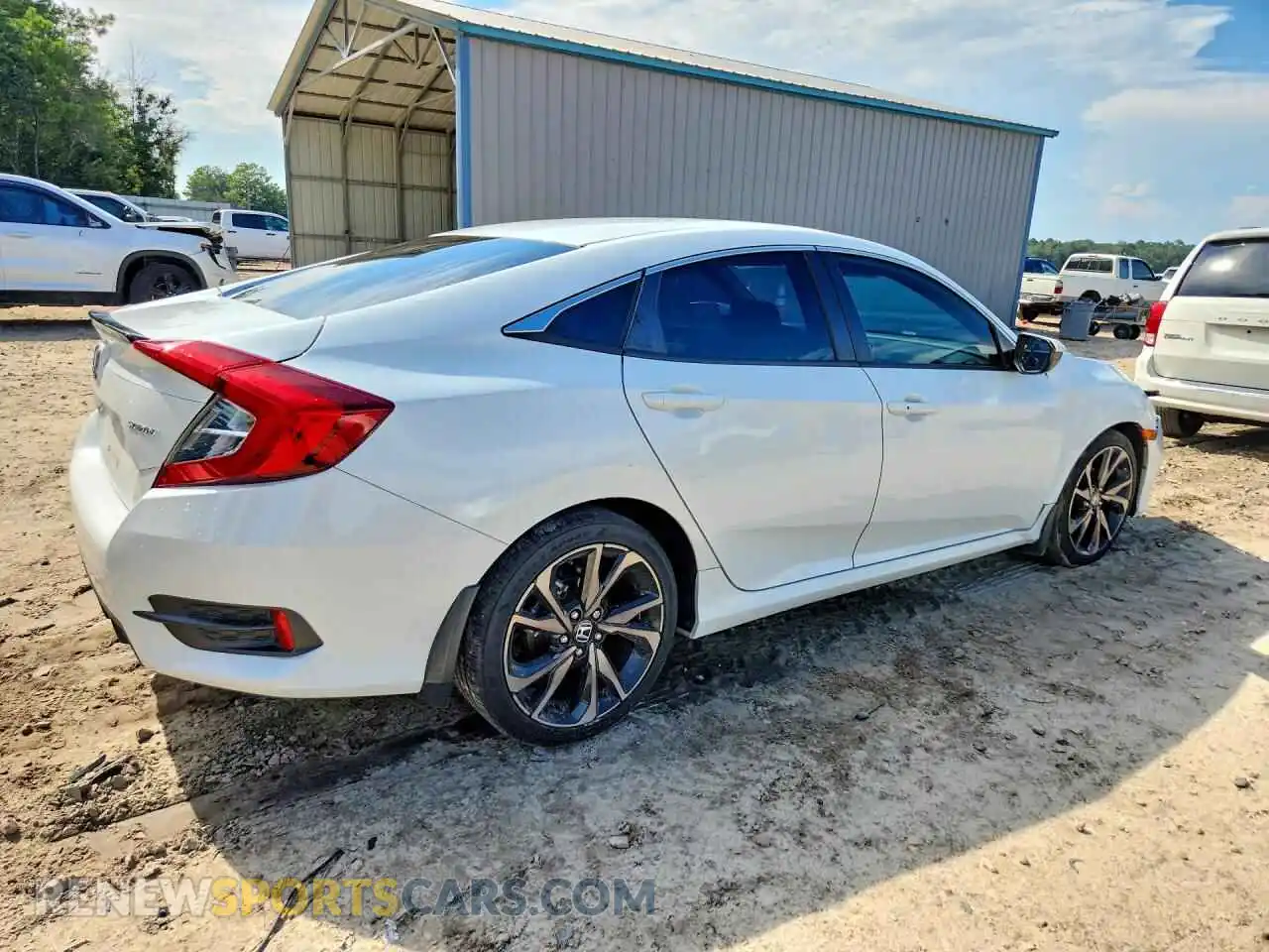 3 Photograph of a damaged car 19XFC2F89ME003924 HONDA CIVIC 2021