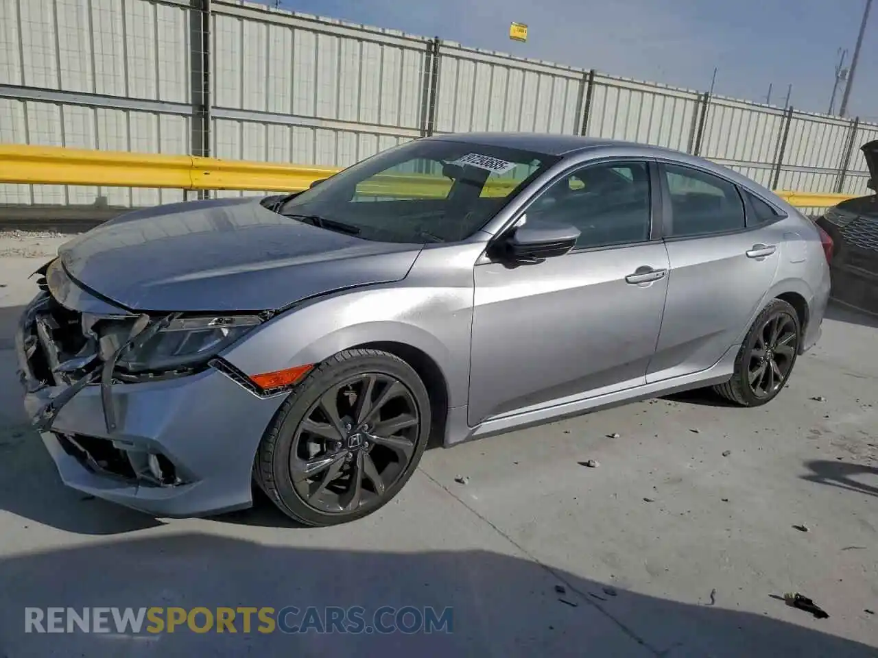 1 Photograph of a damaged car 19XFC2F89ME202827 HONDA CIVIC 2021