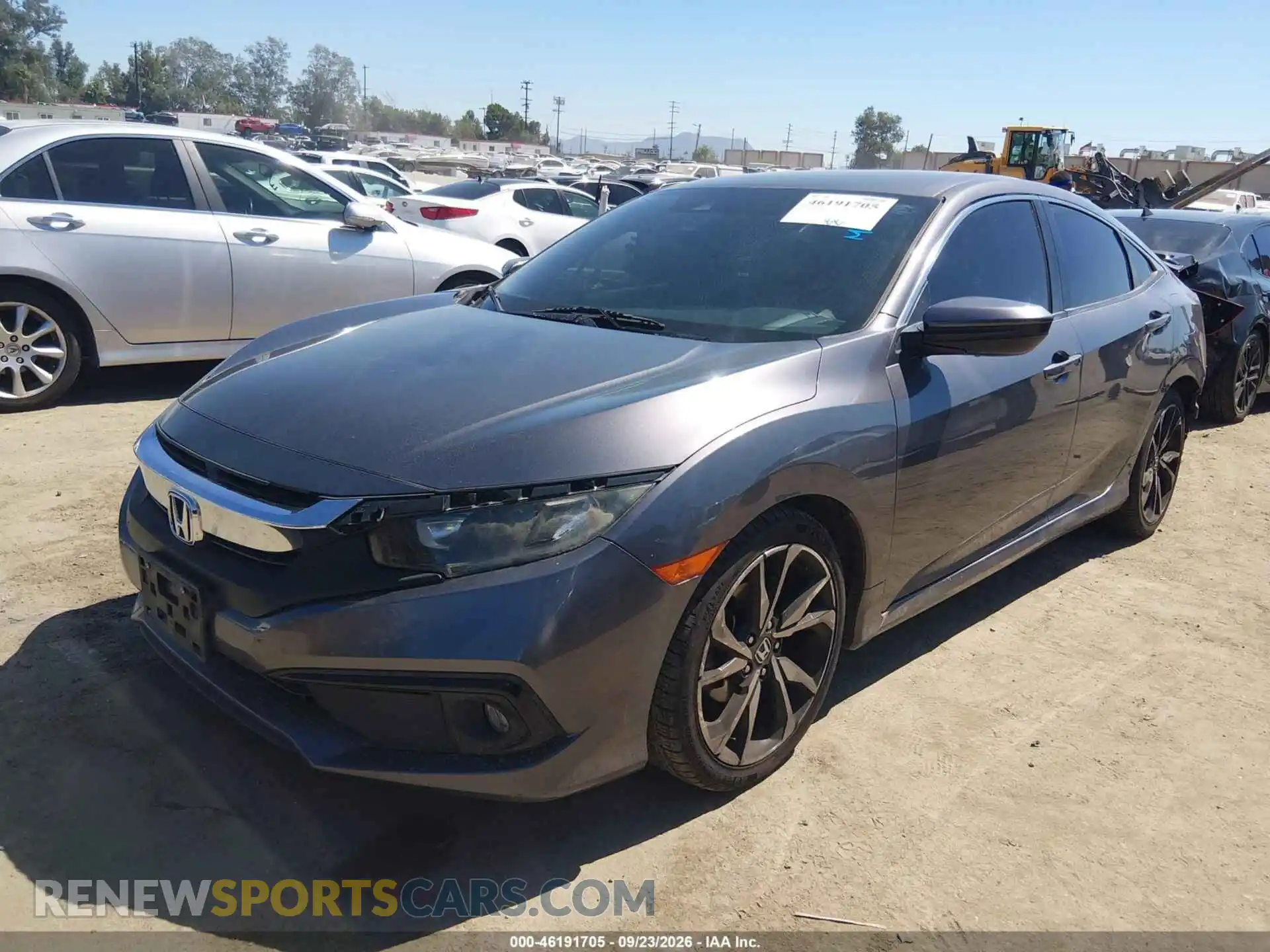2 Photograph of a damaged car 19XFC2F89ME203007 HONDA CIVIC 2021
