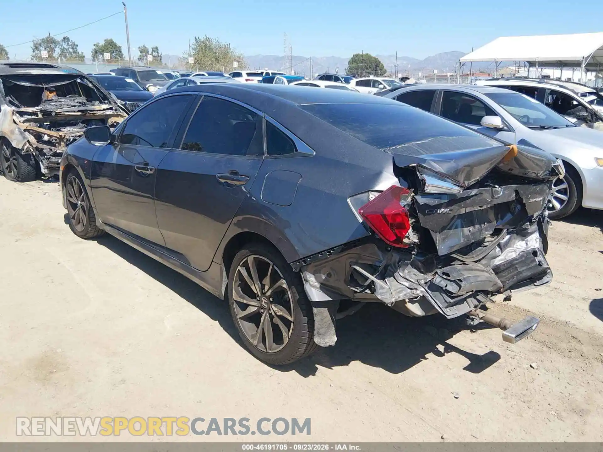 3 Photograph of a damaged car 19XFC2F89ME203007 HONDA CIVIC 2021