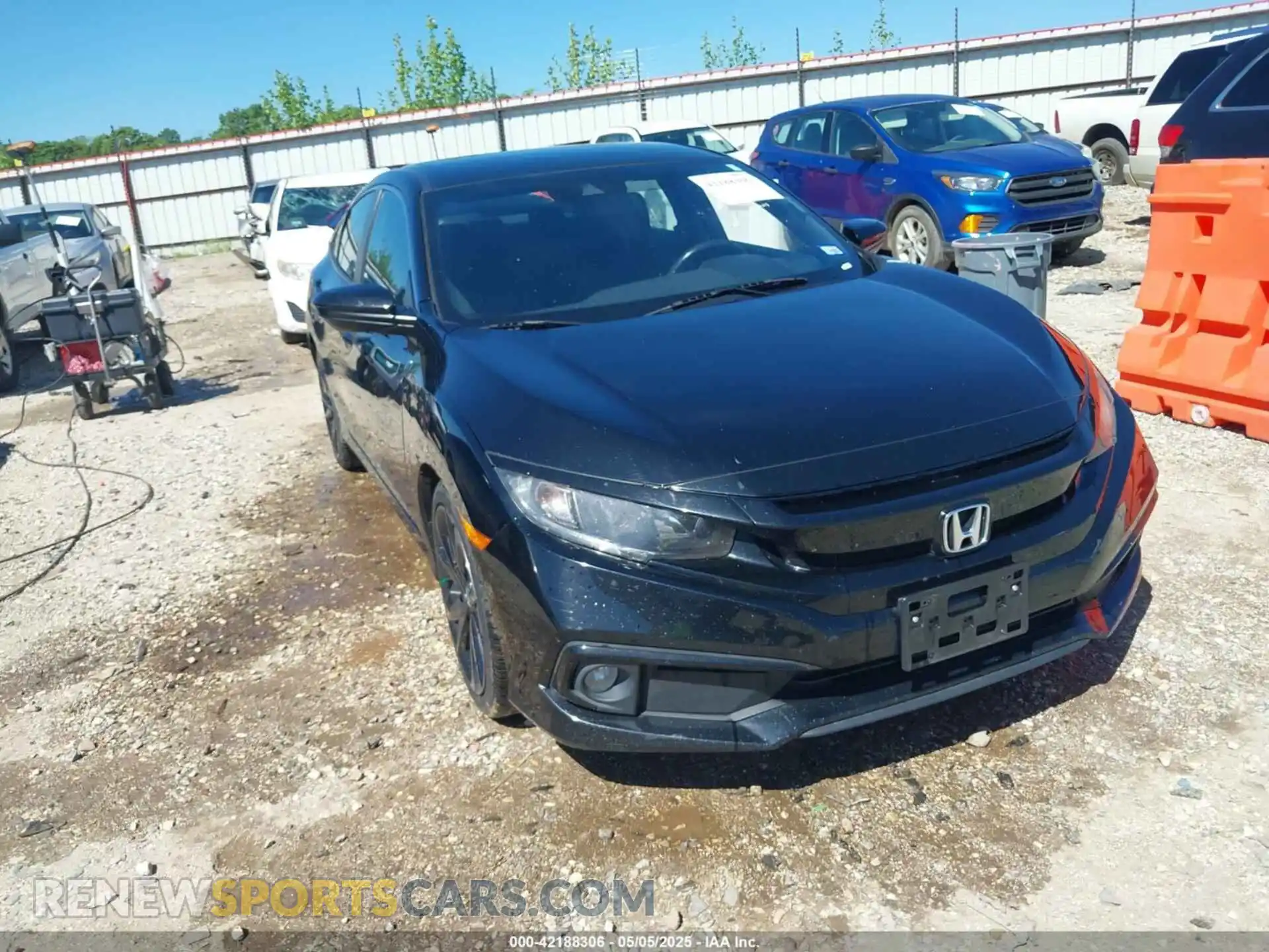 1 Photograph of a damaged car 19XFC2F8XME001986 HONDA CIVIC 2021