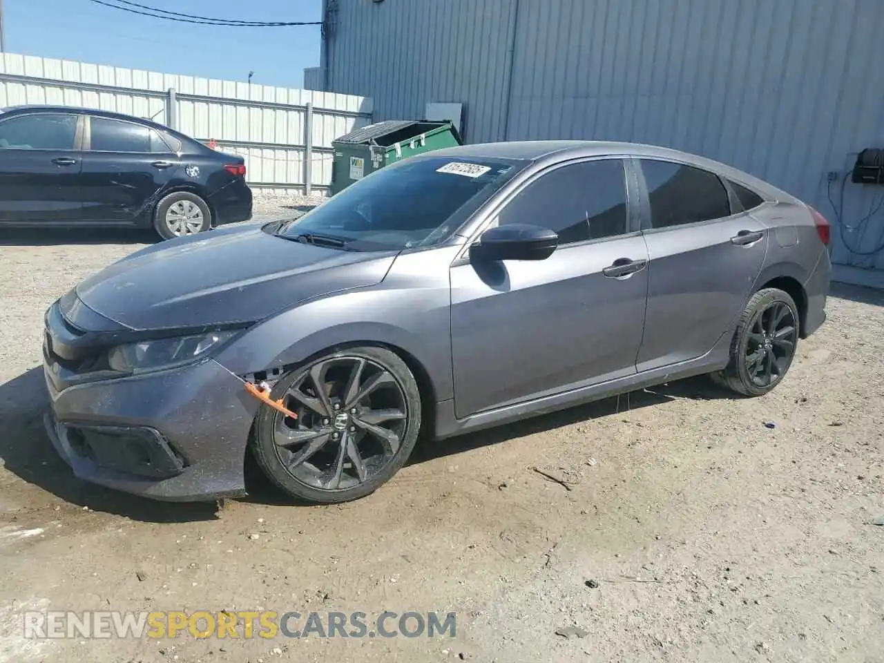 1 Photograph of a damaged car 19XFC2F8XME003009 HONDA CIVIC 2021