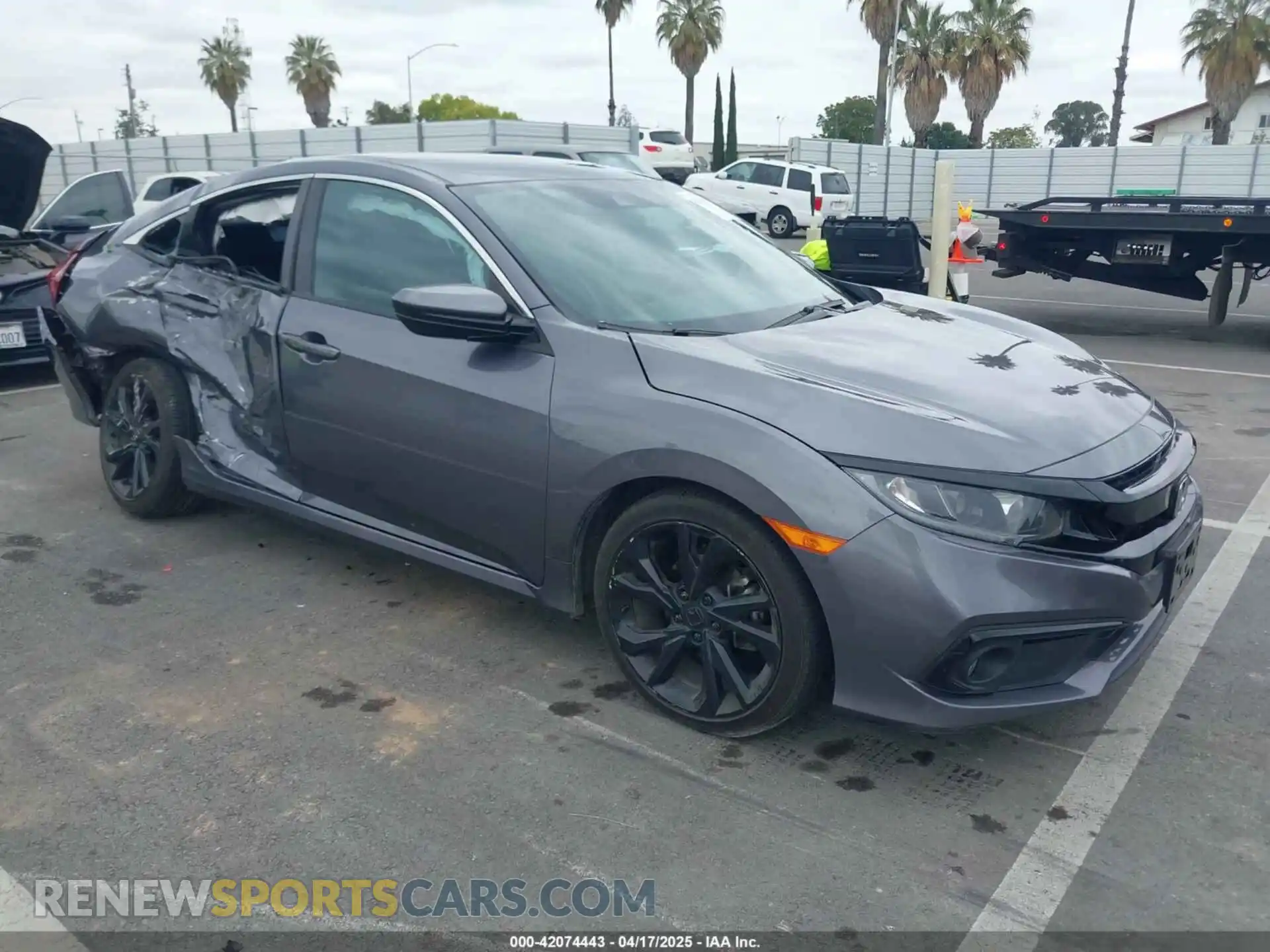 1 Photograph of a damaged car 19XFC2F8XME201752 HONDA CIVIC 2021
