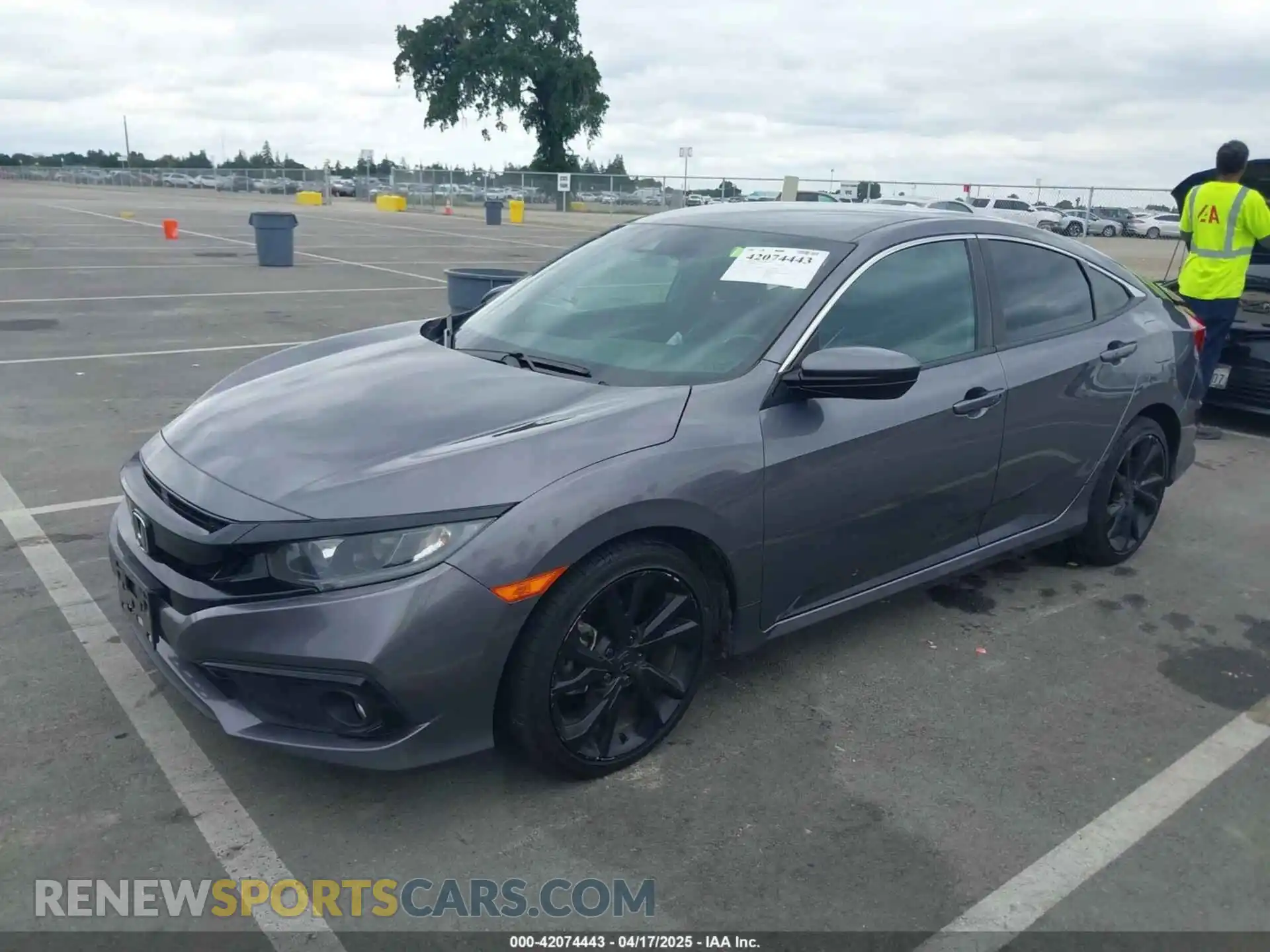 2 Photograph of a damaged car 19XFC2F8XME201752 HONDA CIVIC 2021