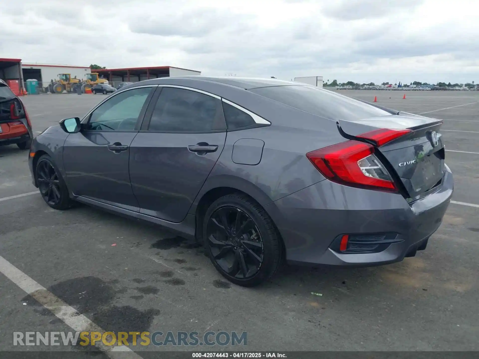 3 Photograph of a damaged car 19XFC2F8XME201752 HONDA CIVIC 2021