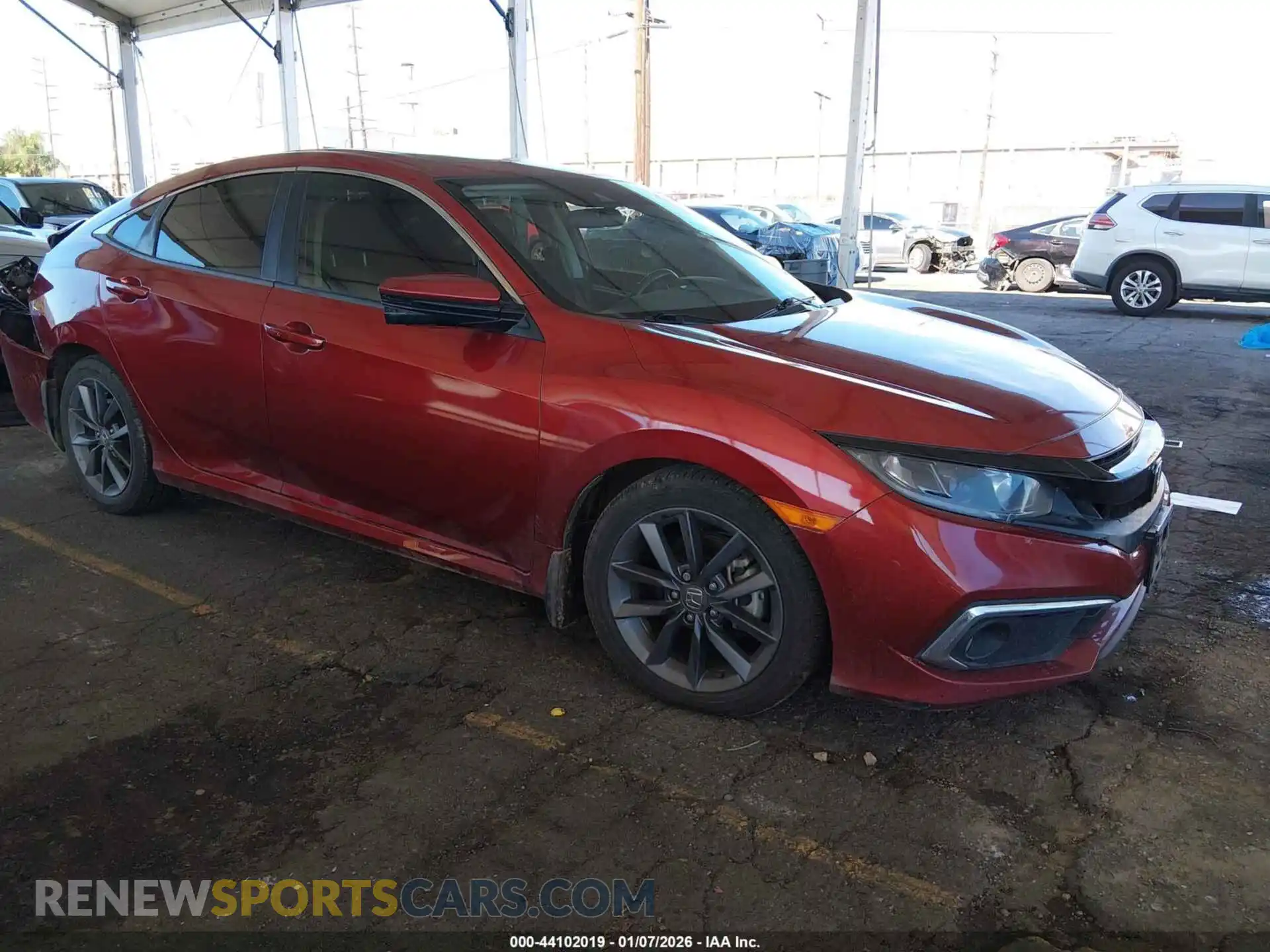 1 Photograph of a damaged car 2HGFC1F30MH700192 HONDA CIVIC 2021