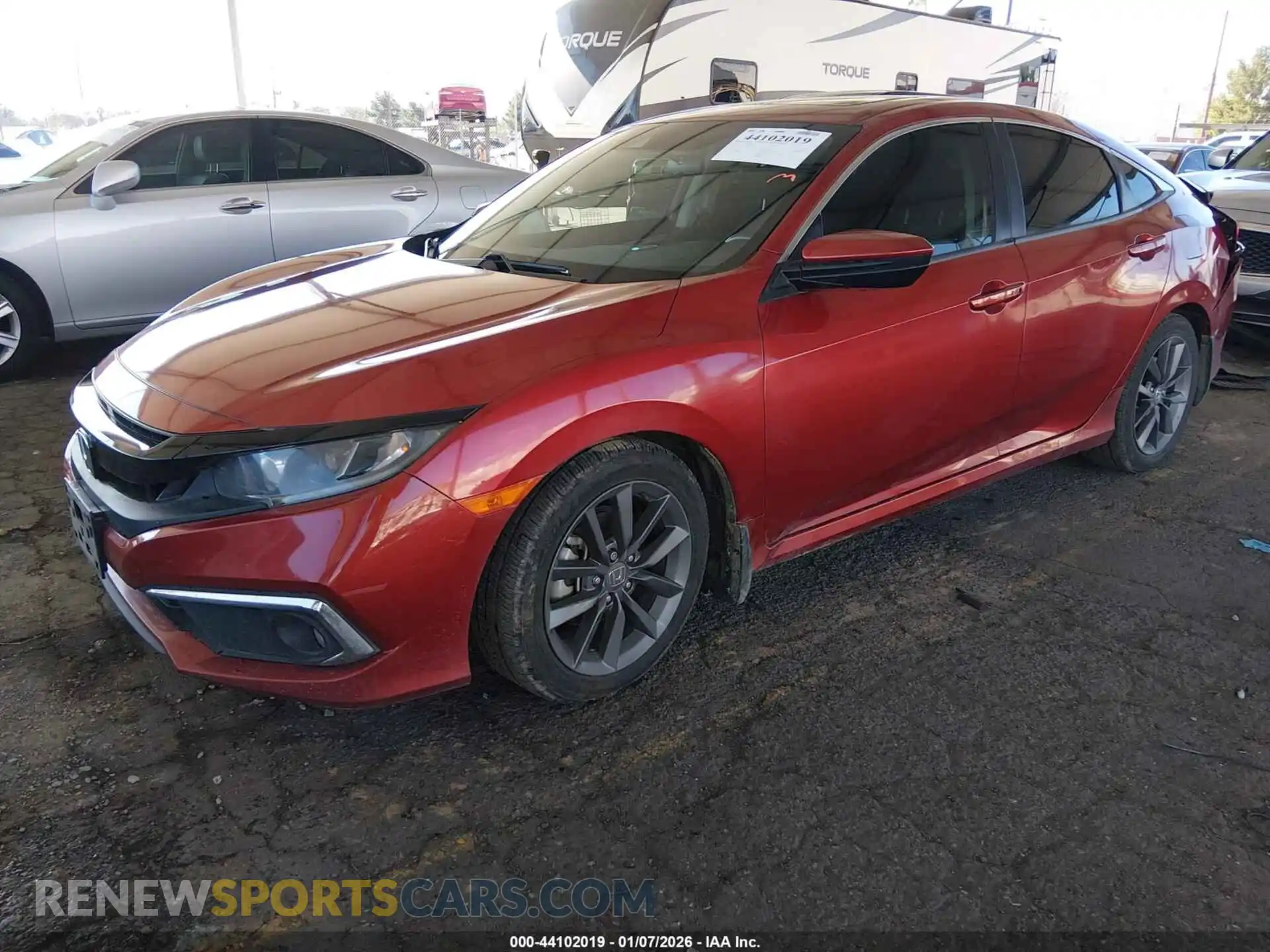 2 Photograph of a damaged car 2HGFC1F30MH700192 HONDA CIVIC 2021