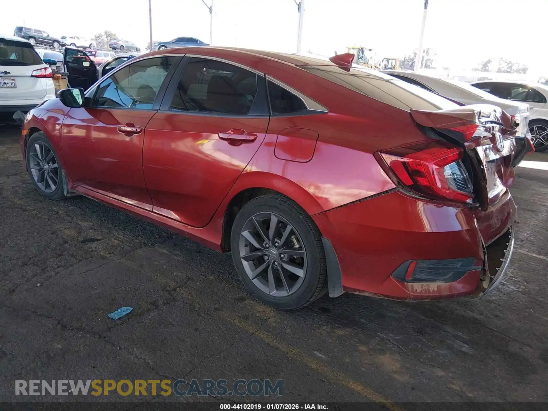 3 Photograph of a damaged car 2HGFC1F30MH700192 HONDA CIVIC 2021