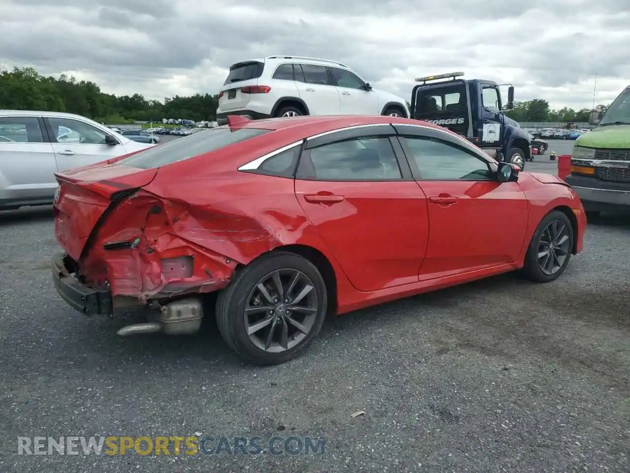 3 Photograph of a damaged car 2HGFC1F30MH704257 HONDA CIVIC 2021
