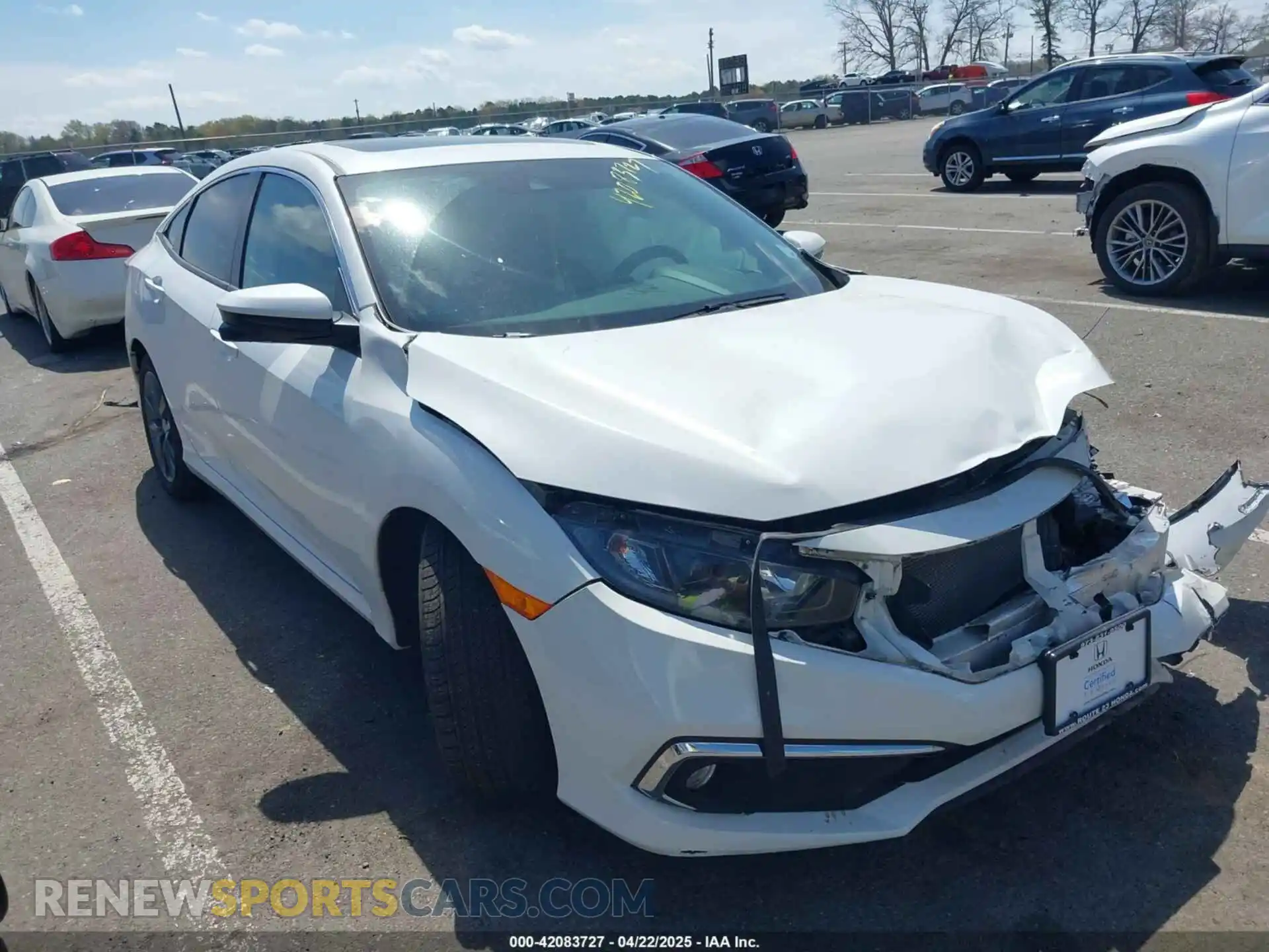 1 Photograph of a damaged car 2HGFC1F31MH703764 HONDA CIVIC 2021