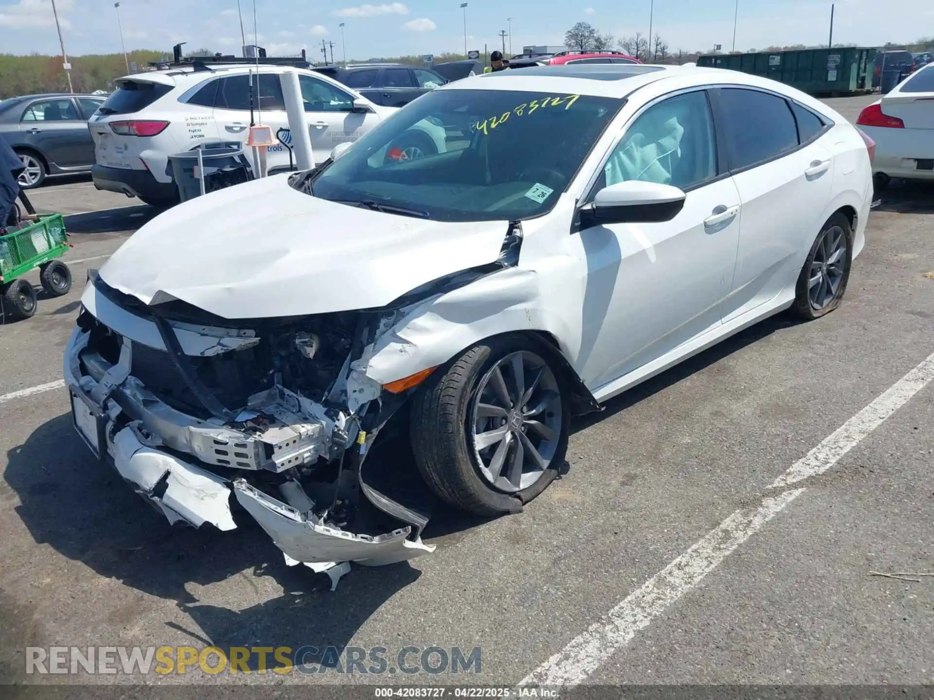 2 Photograph of a damaged car 2HGFC1F31MH703764 HONDA CIVIC 2021