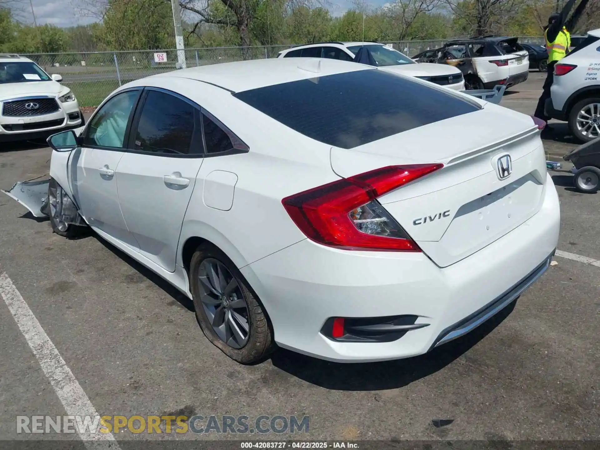 3 Photograph of a damaged car 2HGFC1F31MH703764 HONDA CIVIC 2021