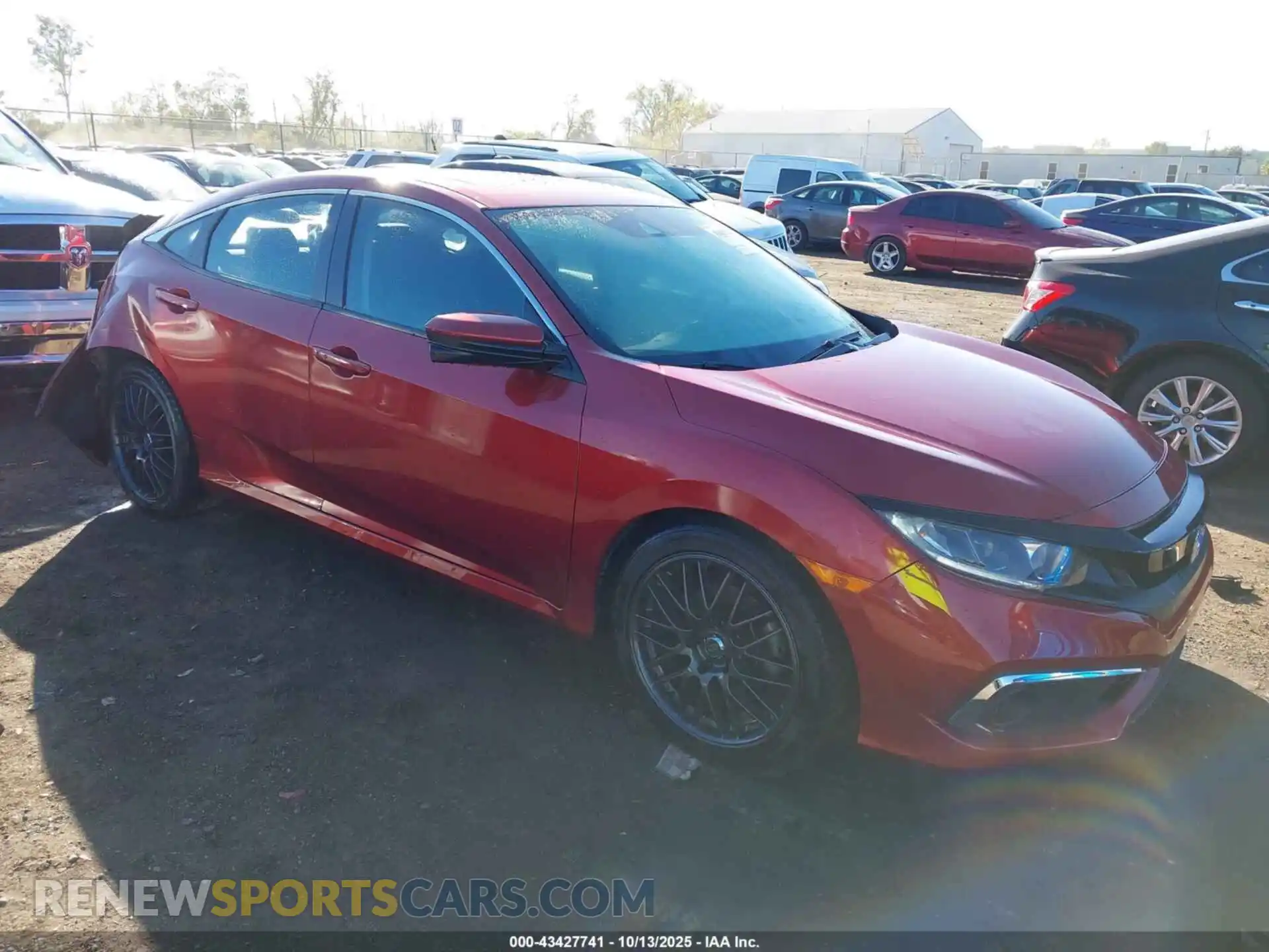 1 Photograph of a damaged car 2HGFC1F31MH706082 HONDA CIVIC 2021
