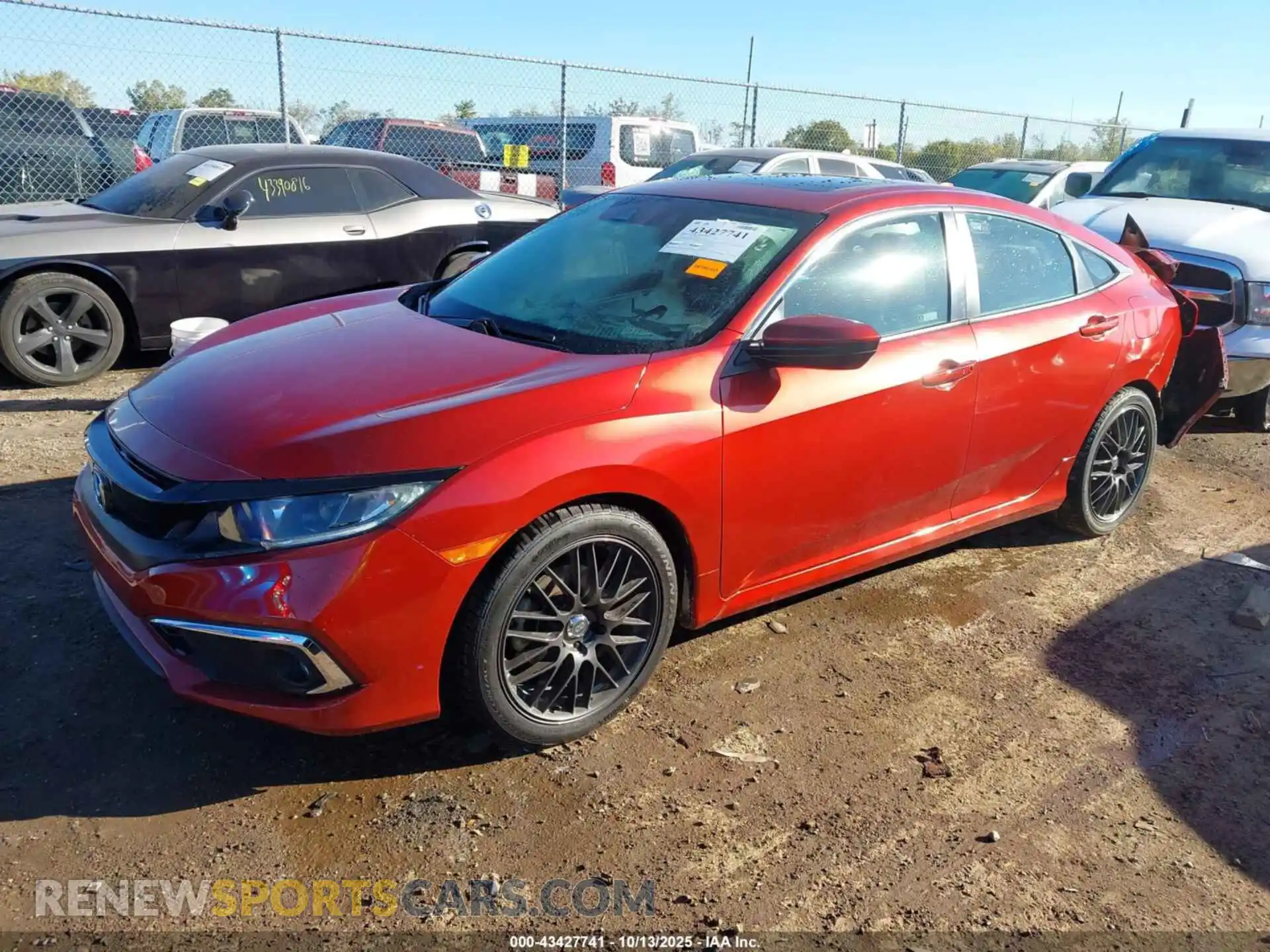 2 Photograph of a damaged car 2HGFC1F31MH706082 HONDA CIVIC 2021