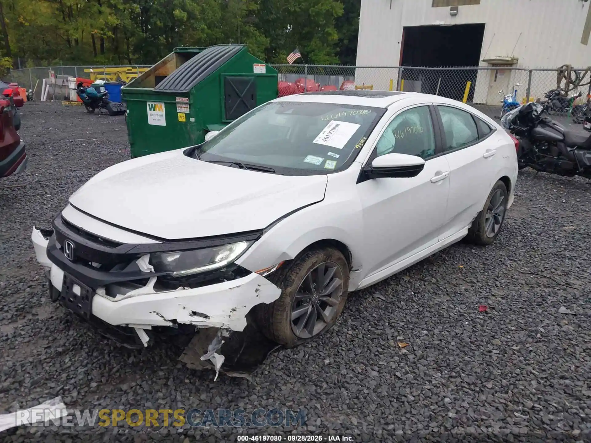 2 fotografías del automóvil dañado 2HGFC1F33MH700705 HONDA CIVIC 2021