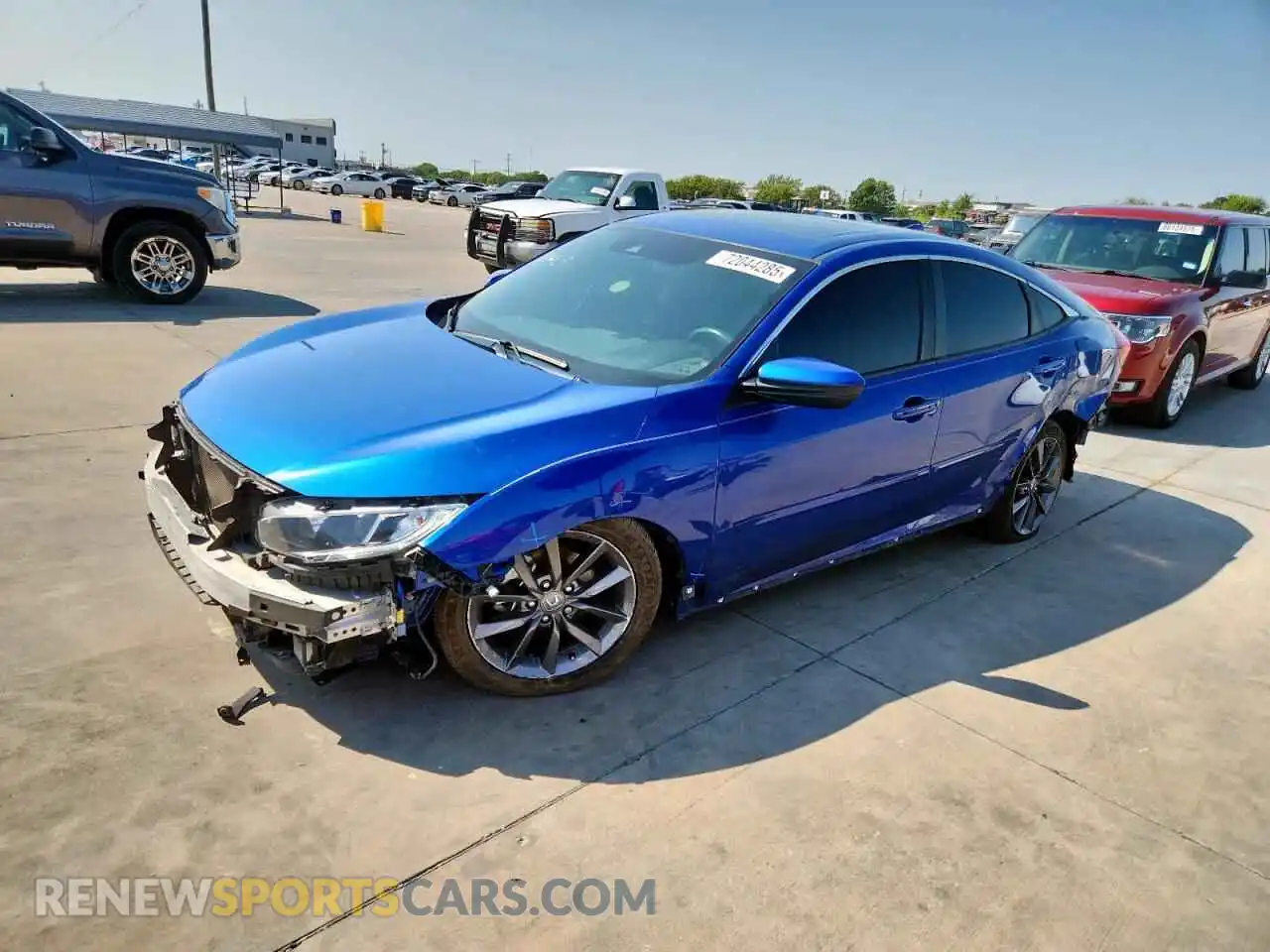 1 Photograph of a damaged car 2HGFC1F33MH703488 HONDA CIVIC 2021