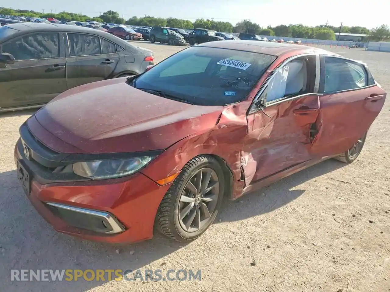 1 Photograph of a damaged car 2HGFC1F33MH704026 HONDA CIVIC 2021