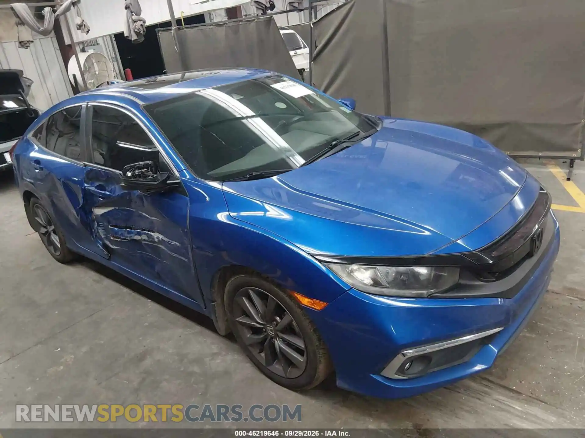1 Photograph of a damaged car 2HGFC1F33MH705399 HONDA CIVIC 2021