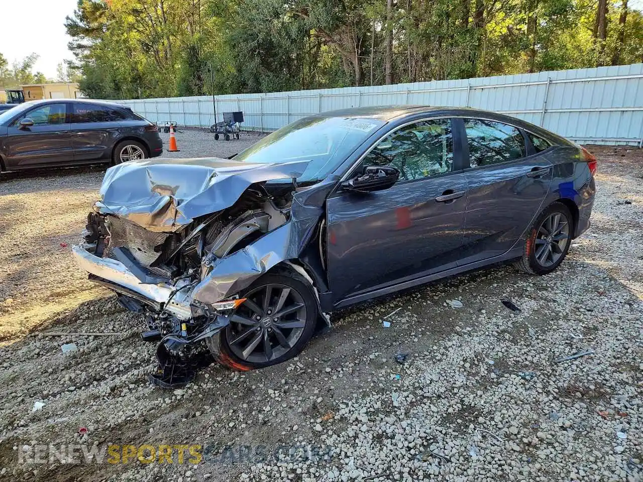 1 Photograph of a damaged car 2HGFC1F34MH700289 HONDA CIVIC 2021