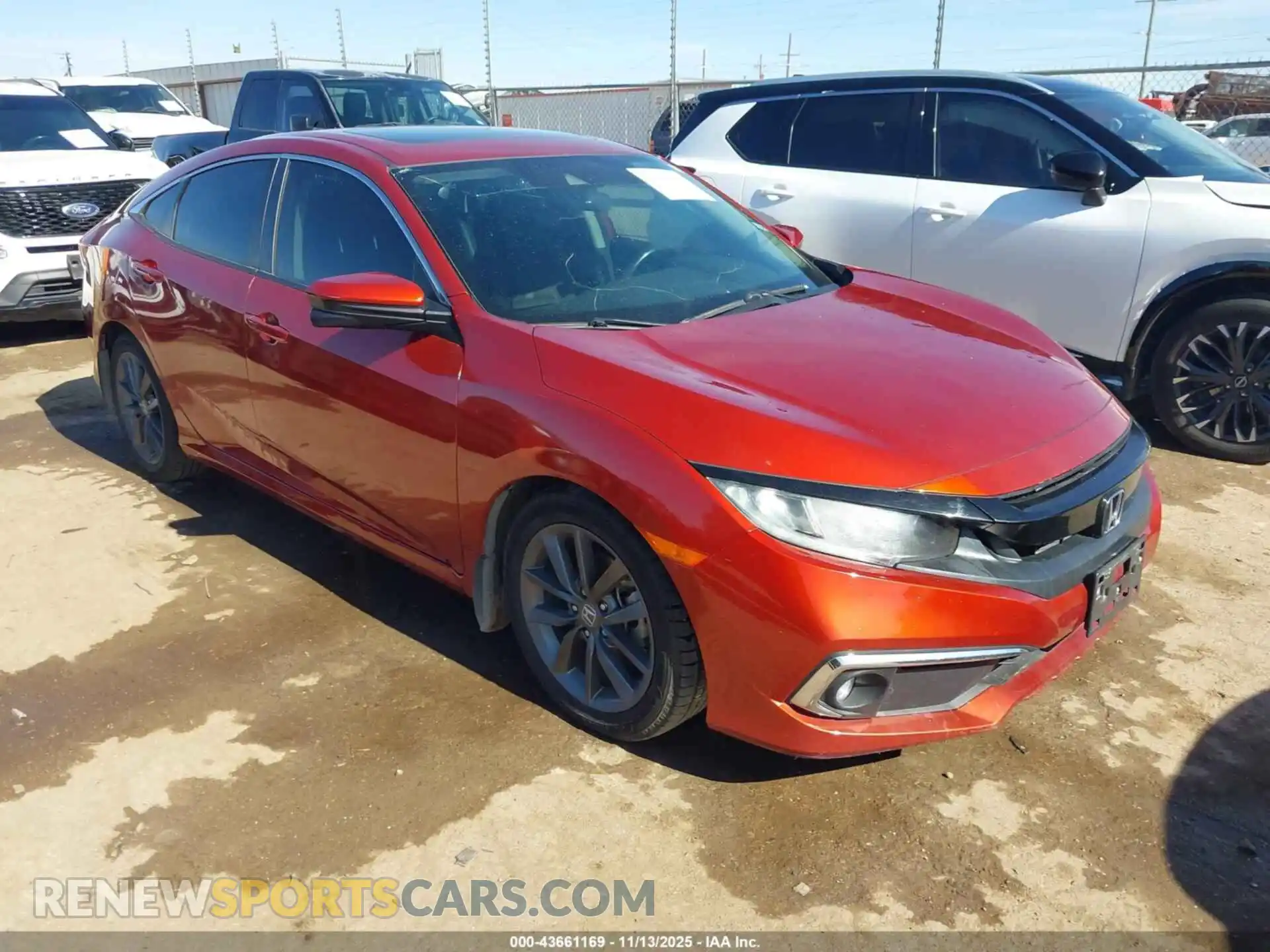 1 Photograph of a damaged car 2HGFC1F34MH700406 HONDA CIVIC 2021