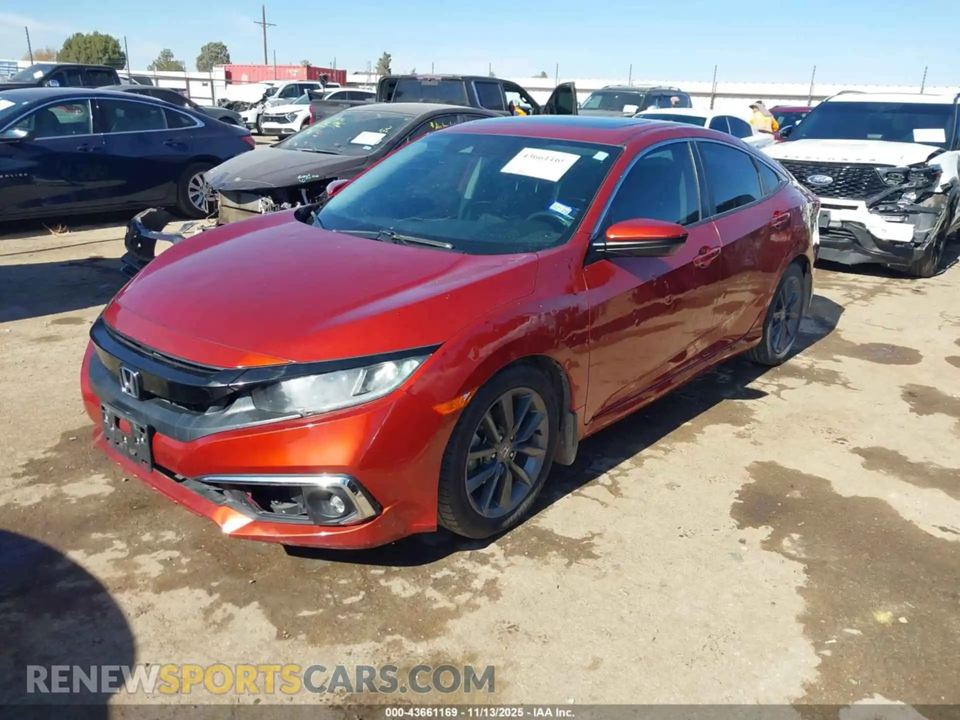 2 Photograph of a damaged car 2HGFC1F34MH700406 HONDA CIVIC 2021