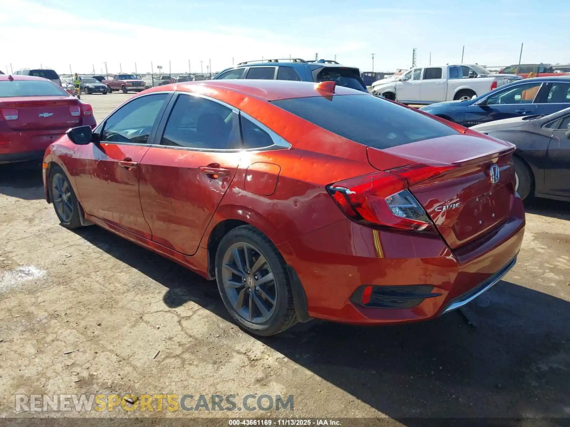 3 Photograph of a damaged car 2HGFC1F34MH700406 HONDA CIVIC 2021