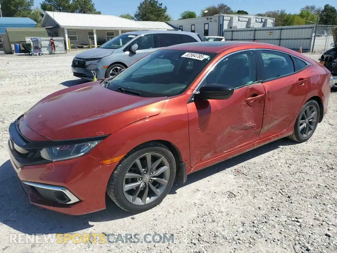 1 Photograph of a damaged car 2HGFC1F36MH700391 HONDA CIVIC 2021
