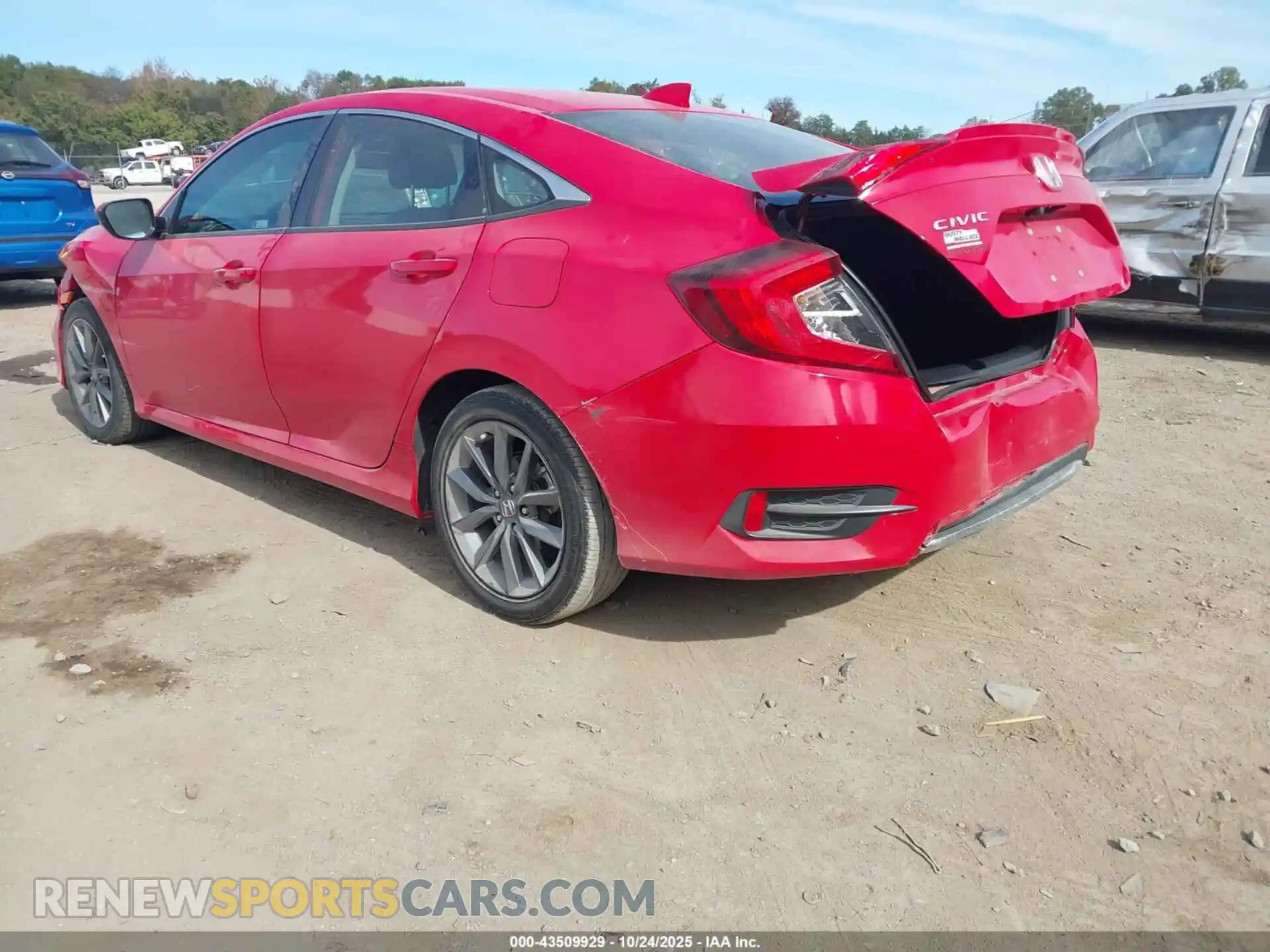 3 Photograph of a damaged car 2HGFC1F36MH700603 HONDA CIVIC 2021
