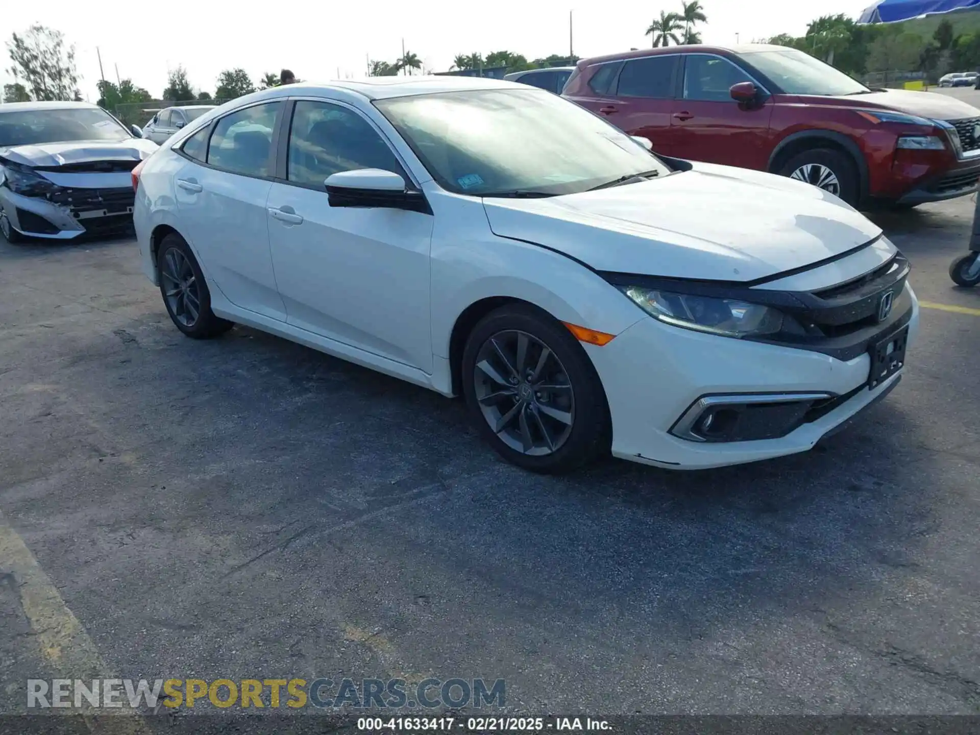 1 Photograph of a damaged car 2HGFC1F37MH700657 HONDA CIVIC 2021