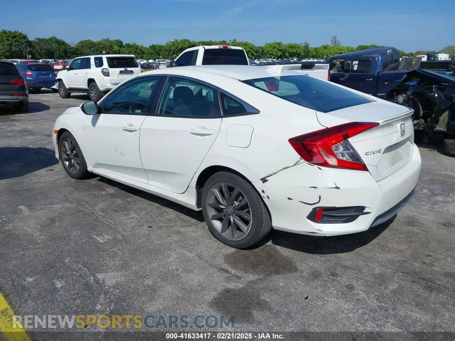 3 Photograph of a damaged car 2HGFC1F37MH700657 HONDA CIVIC 2021