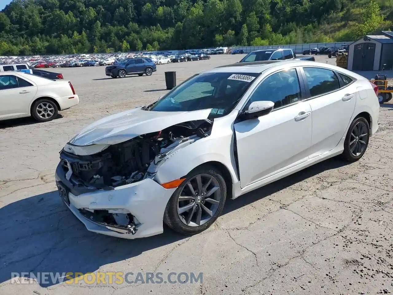 1 Photograph of a damaged car 2HGFC1F37MH700710 HONDA CIVIC 2021
